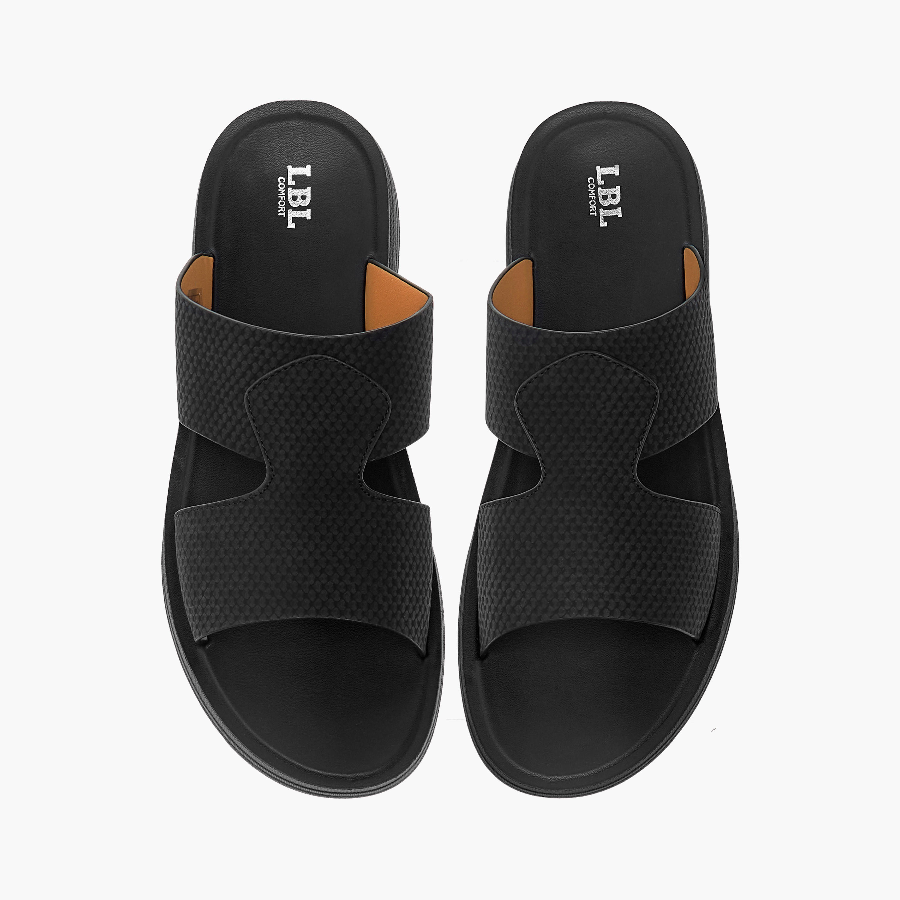 LBL by Shoexpress Textured Slip-On Comfort Arabic Sandals-men-shoes-sandals-image-1