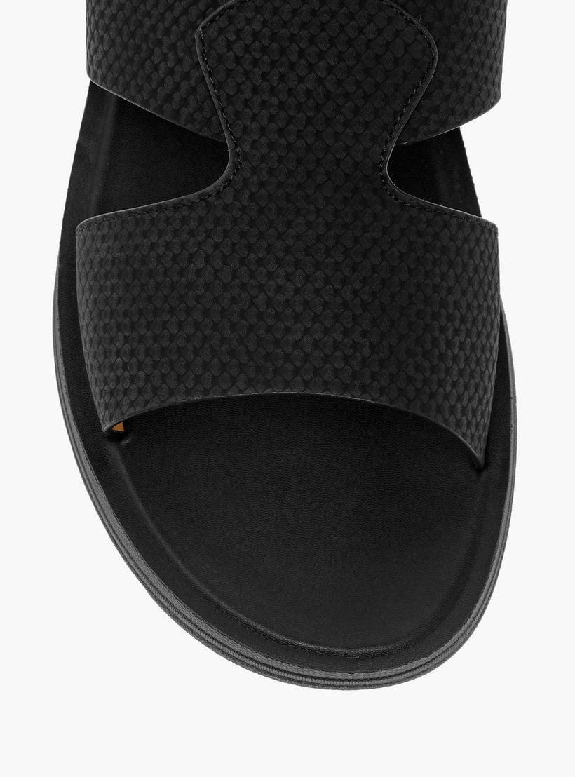 LBL by Shoexpress Textured Slip-On Comfort Arabic Sandals-men-shoes-sandals-image-3