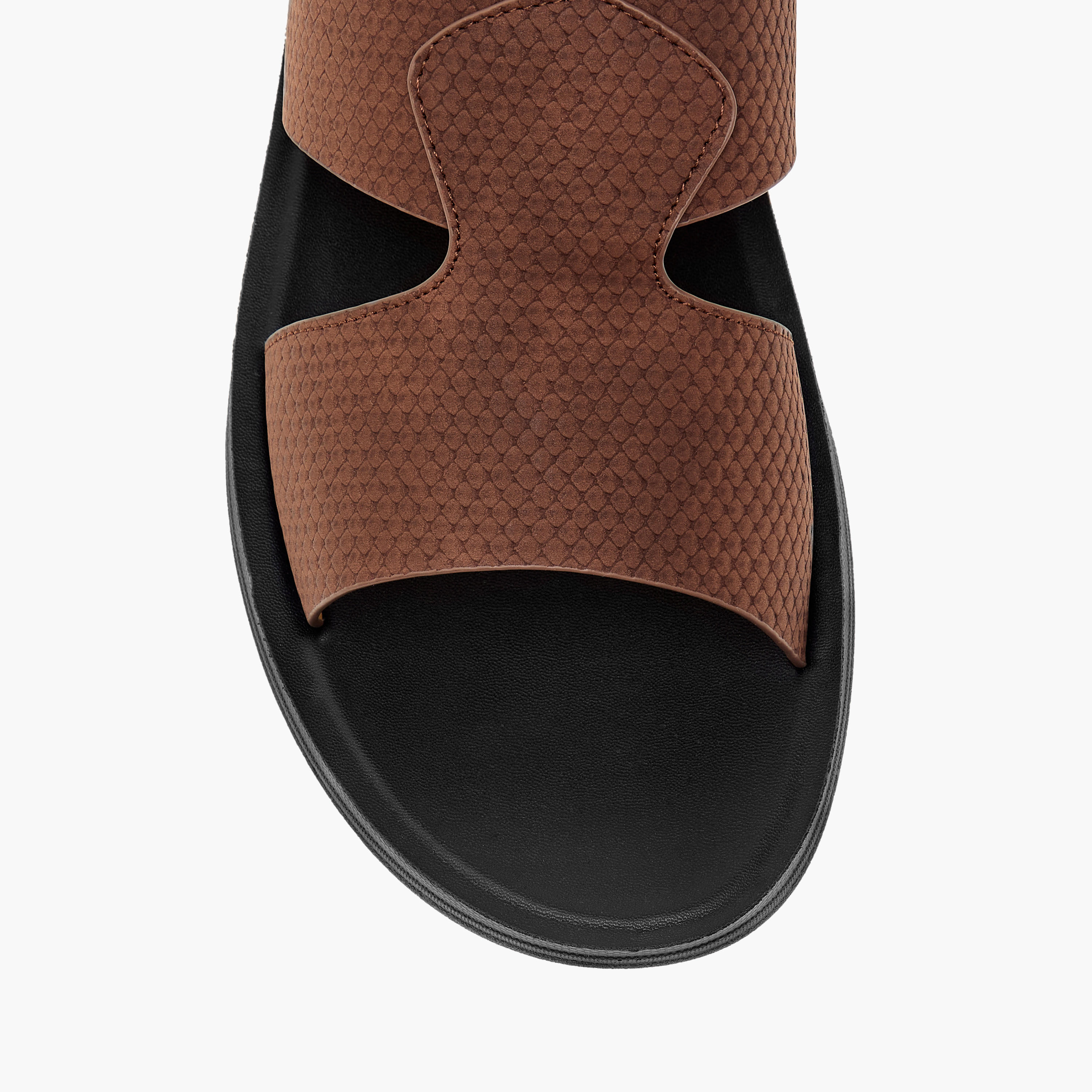 صندل عربي مريح سهل الارتداء بارز الملمس من إل بي إل من شو إكسبرس-men-shoes-sandals-image-3