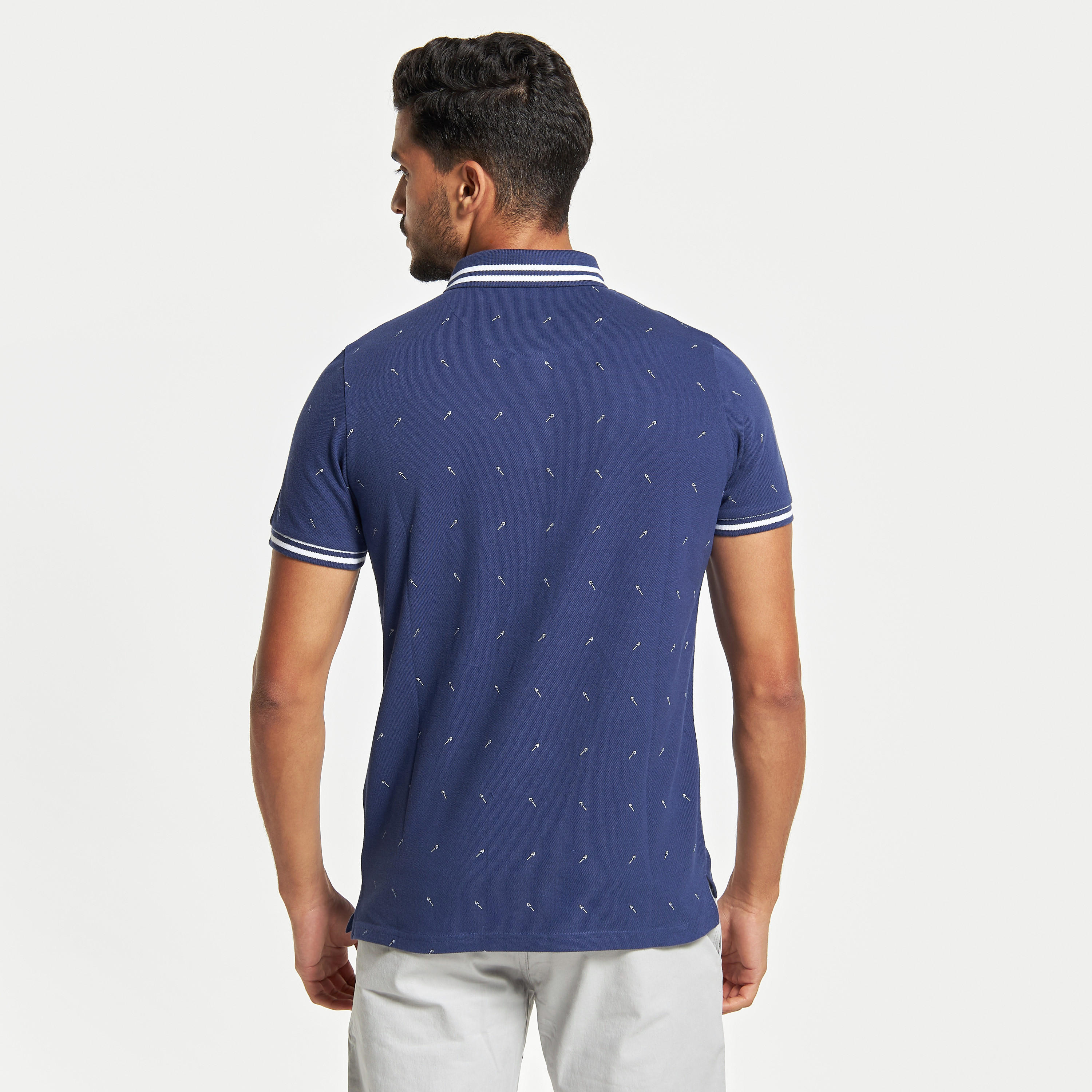 تيشيرت بولو بأكمام قصيرة وزر إغلاق وطبعات-men-clothing-tshirtsandpolos-polos-image-3