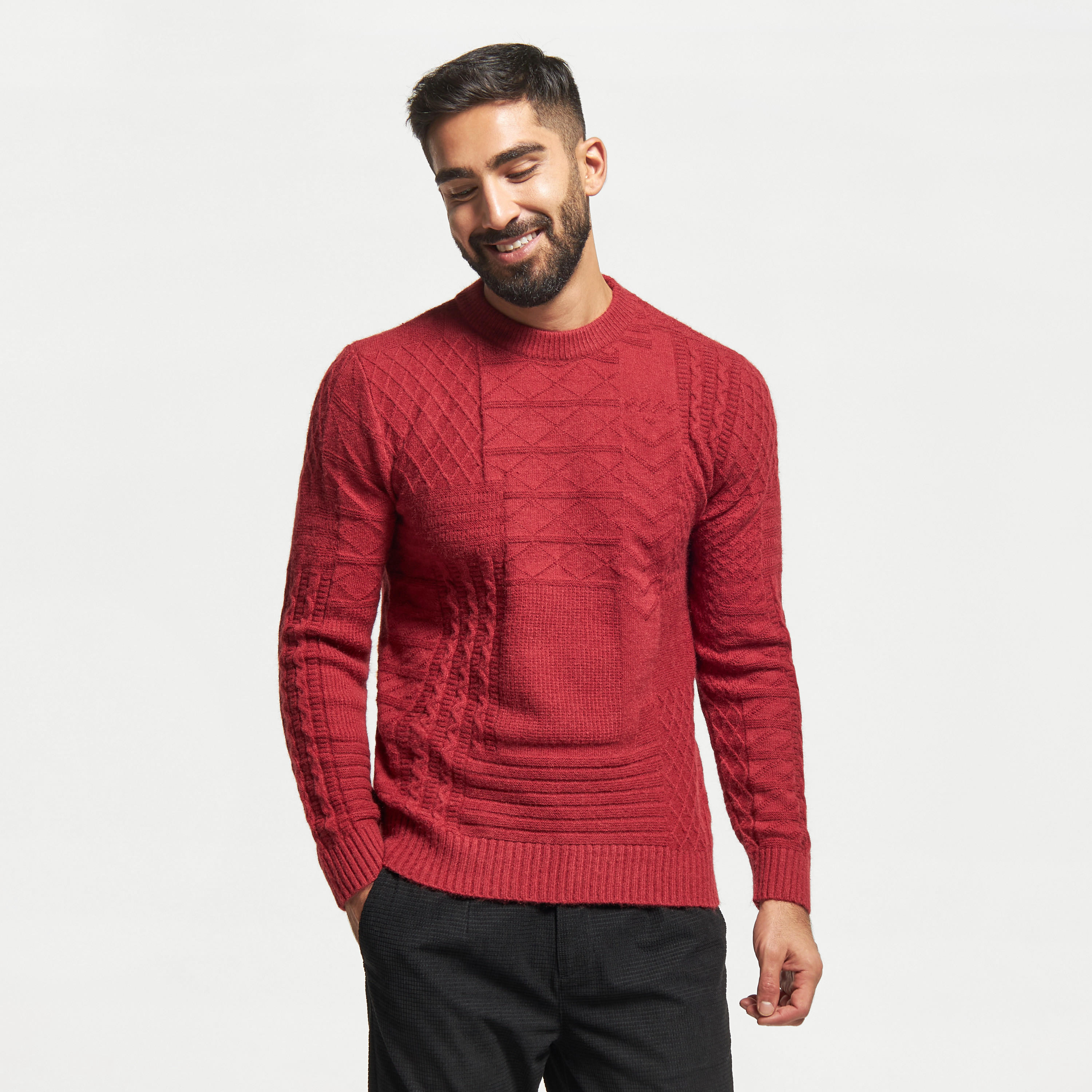 كنزة بياقة ضيقة وأكمام طويلة-men-clothing-sweatersandpullovers-image-4