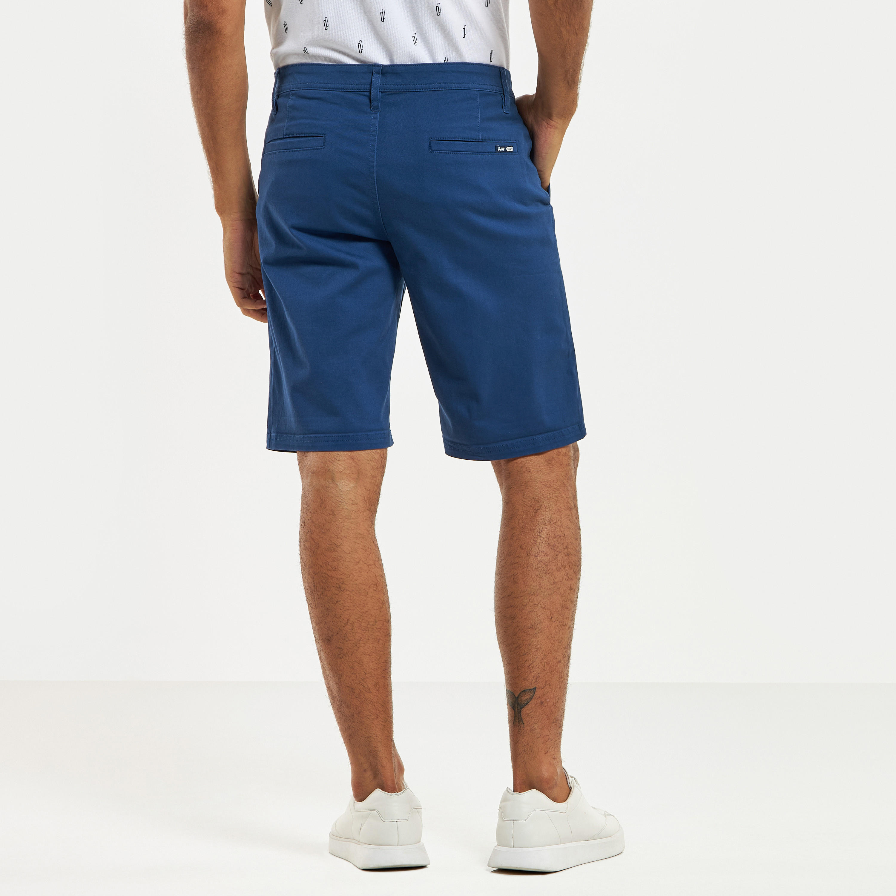 Solid Shorts with Button Closure and Pockets-men-clothing-bottoms-shorts-image-7