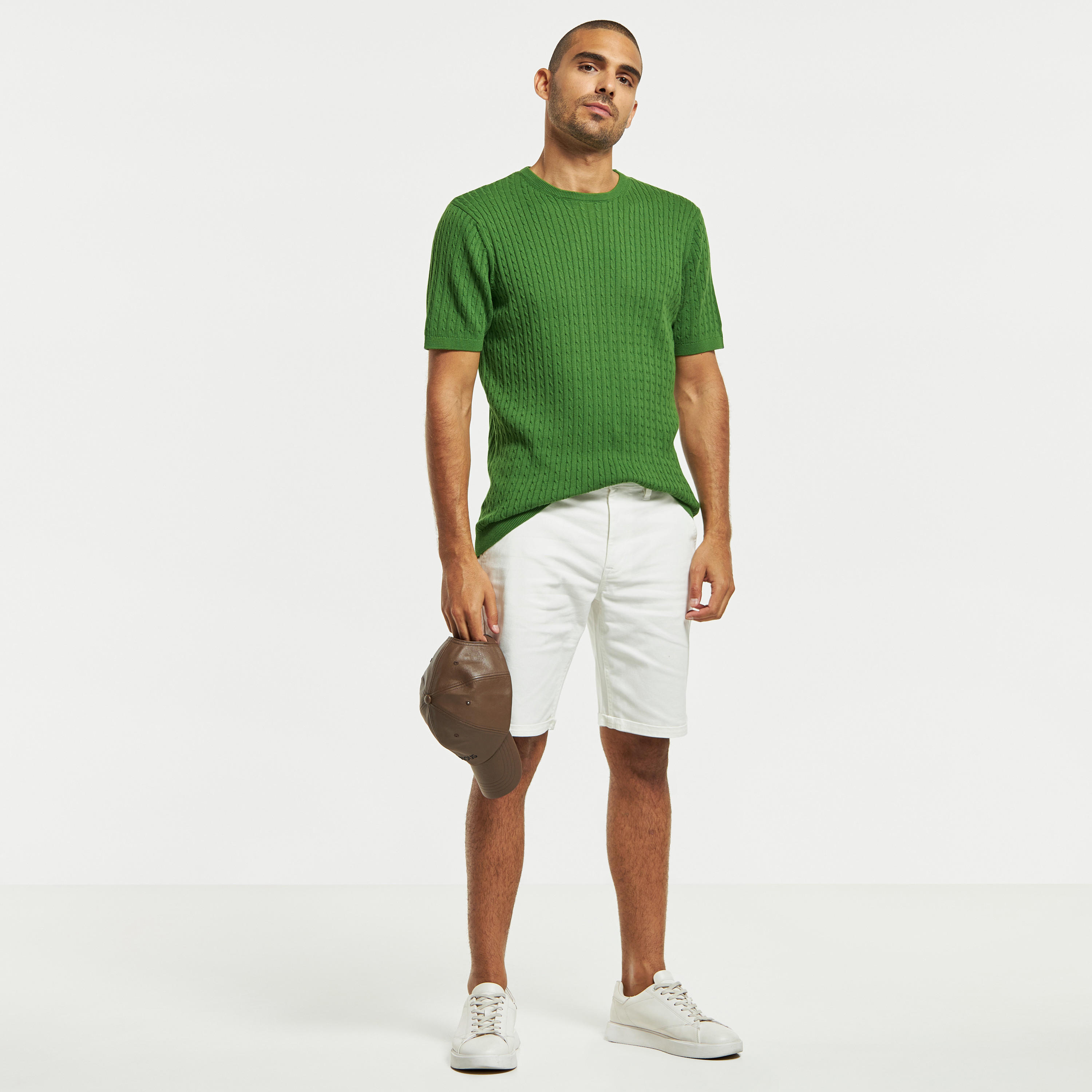 Solid Shorts with Button Closure and Pockets-men-clothing-bottoms-shorts-image-10