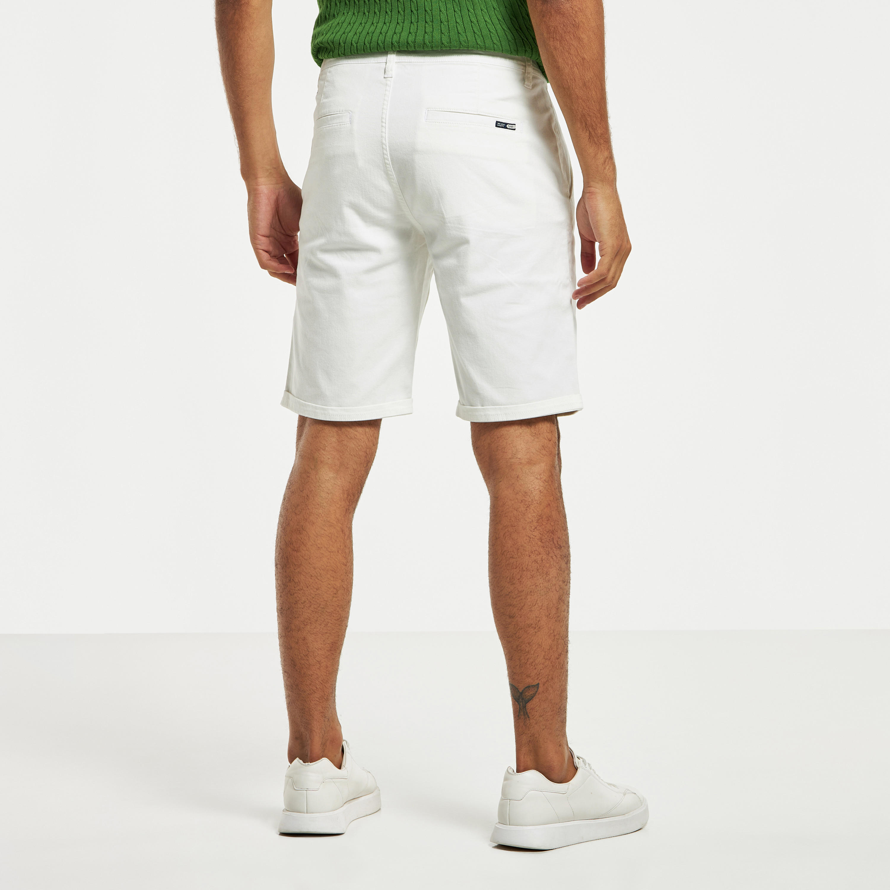 Solid Shorts with Button Closure and Pockets-men-clothing-bottoms-shorts-image-11