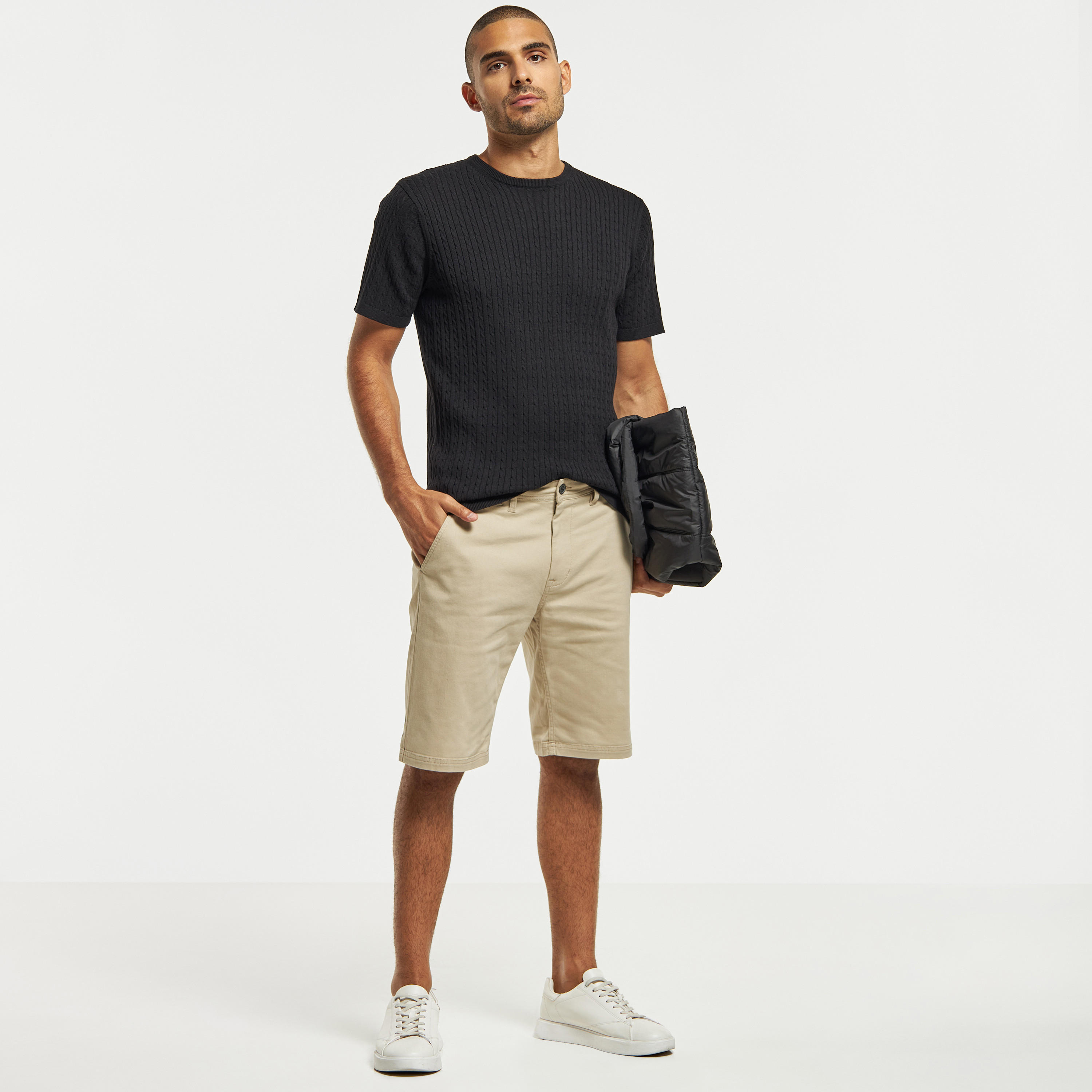 Solid Shorts with Button Closure and Pockets-men-clothing-bottoms-shorts-image-14