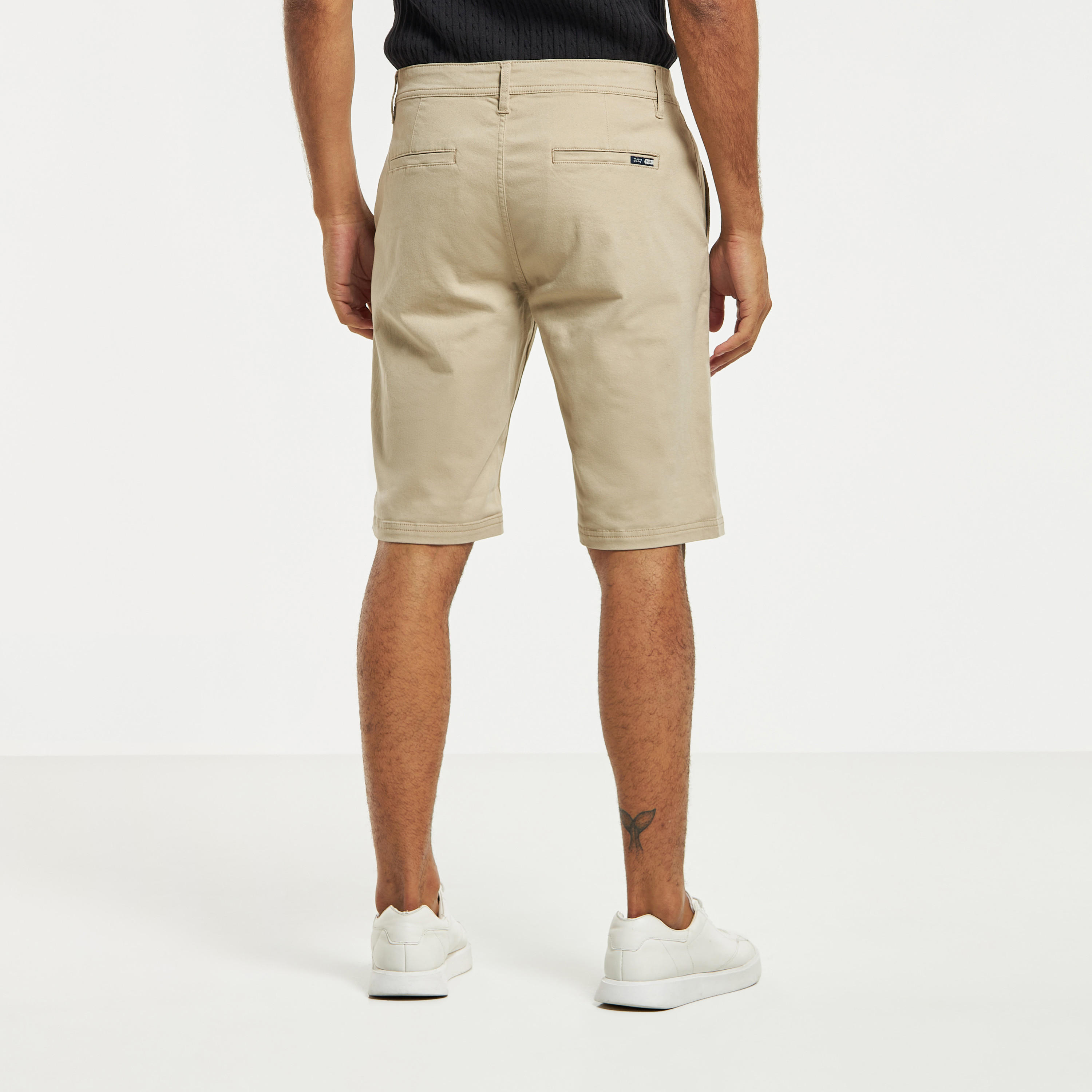 Solid Shorts with Button Closure and Pockets-men-clothing-bottoms-shorts-image-15