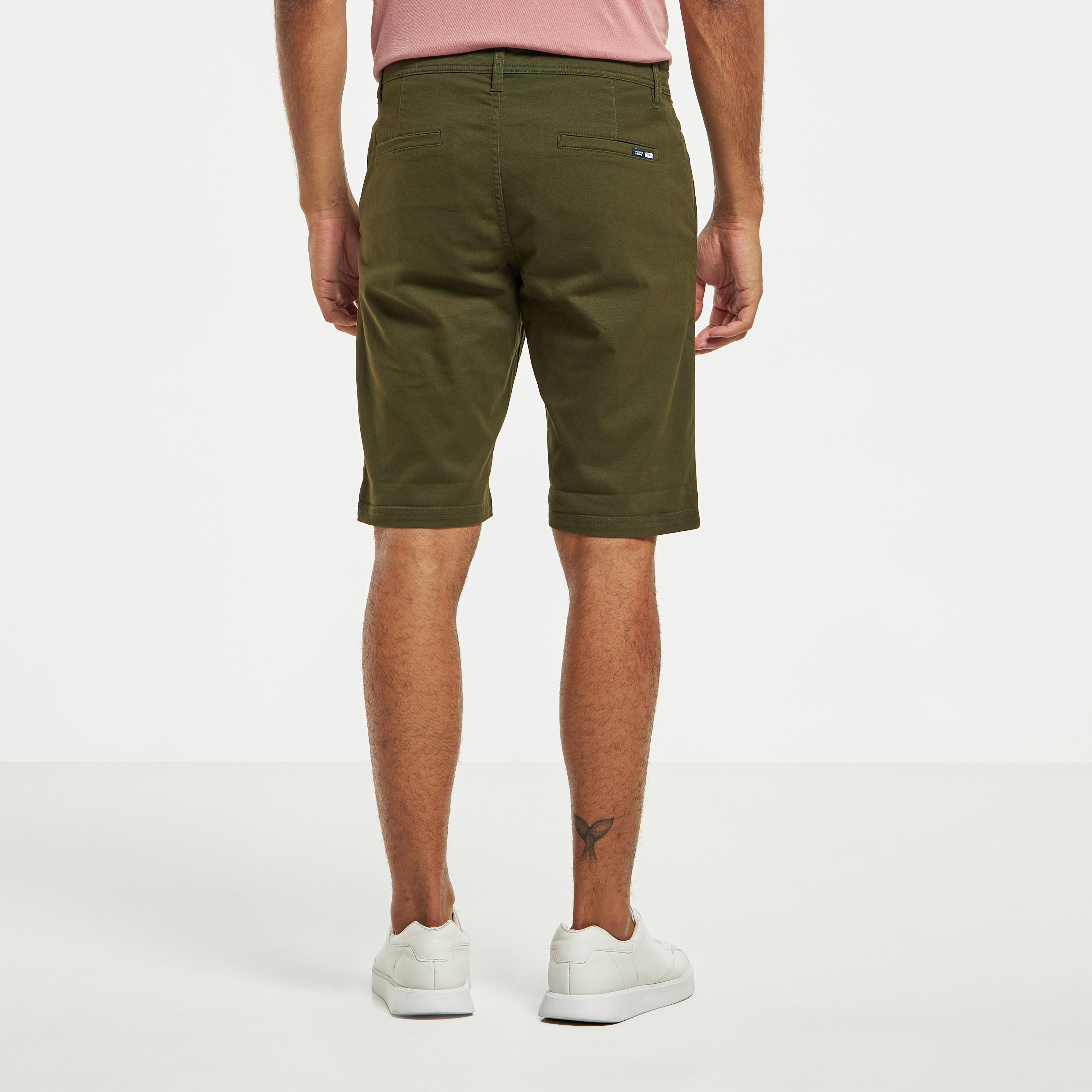 Solid Shorts with Button Closure and Pockets-men-clothing-bottoms-shorts-image-19