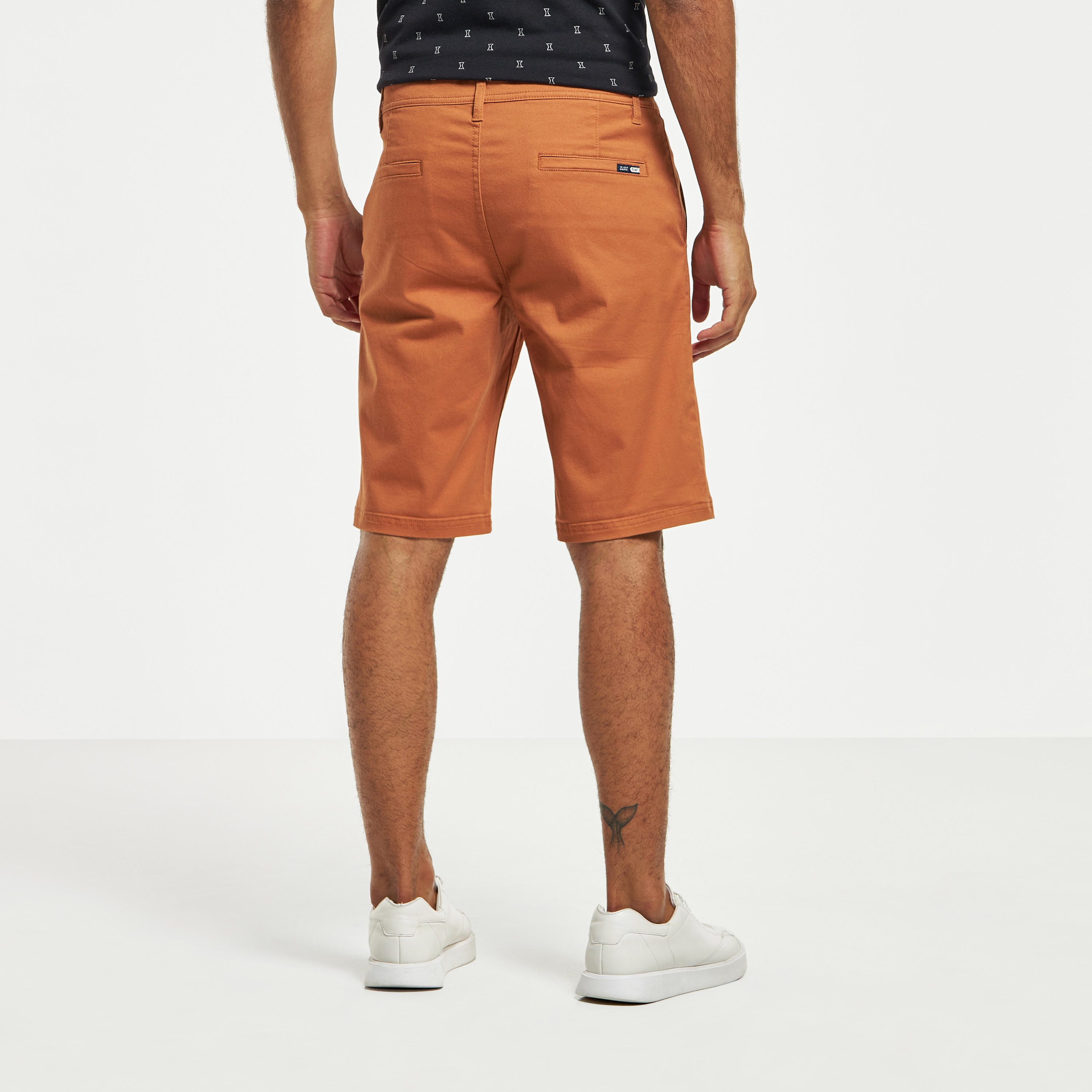 Solid Shorts with Button Closure and Pockets-men-clothing-bottoms-shorts-image-23
