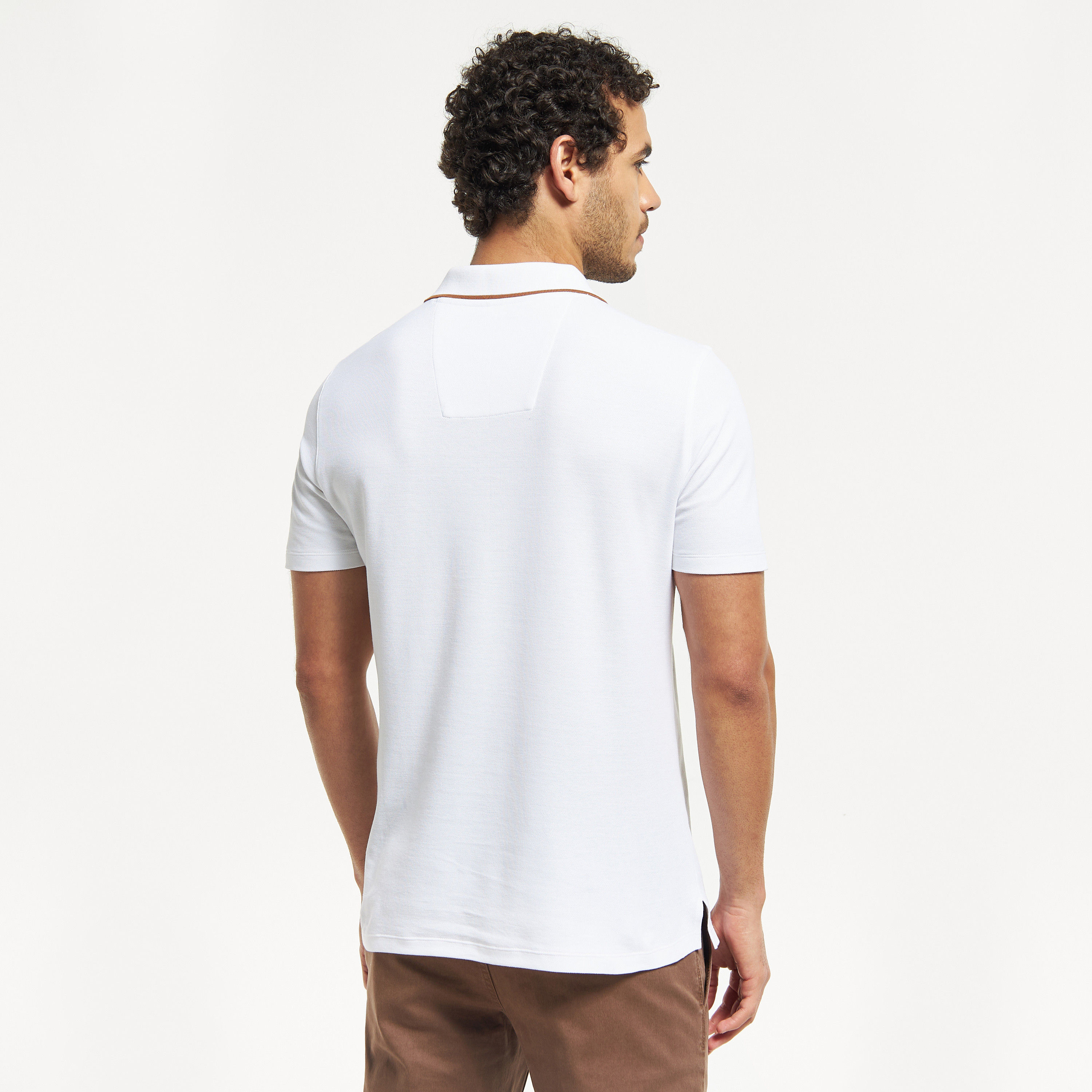 تيشيرت بولو سادة بأكمام قصيرة-men-clothing-tshirtsandpolos-polos-image-4