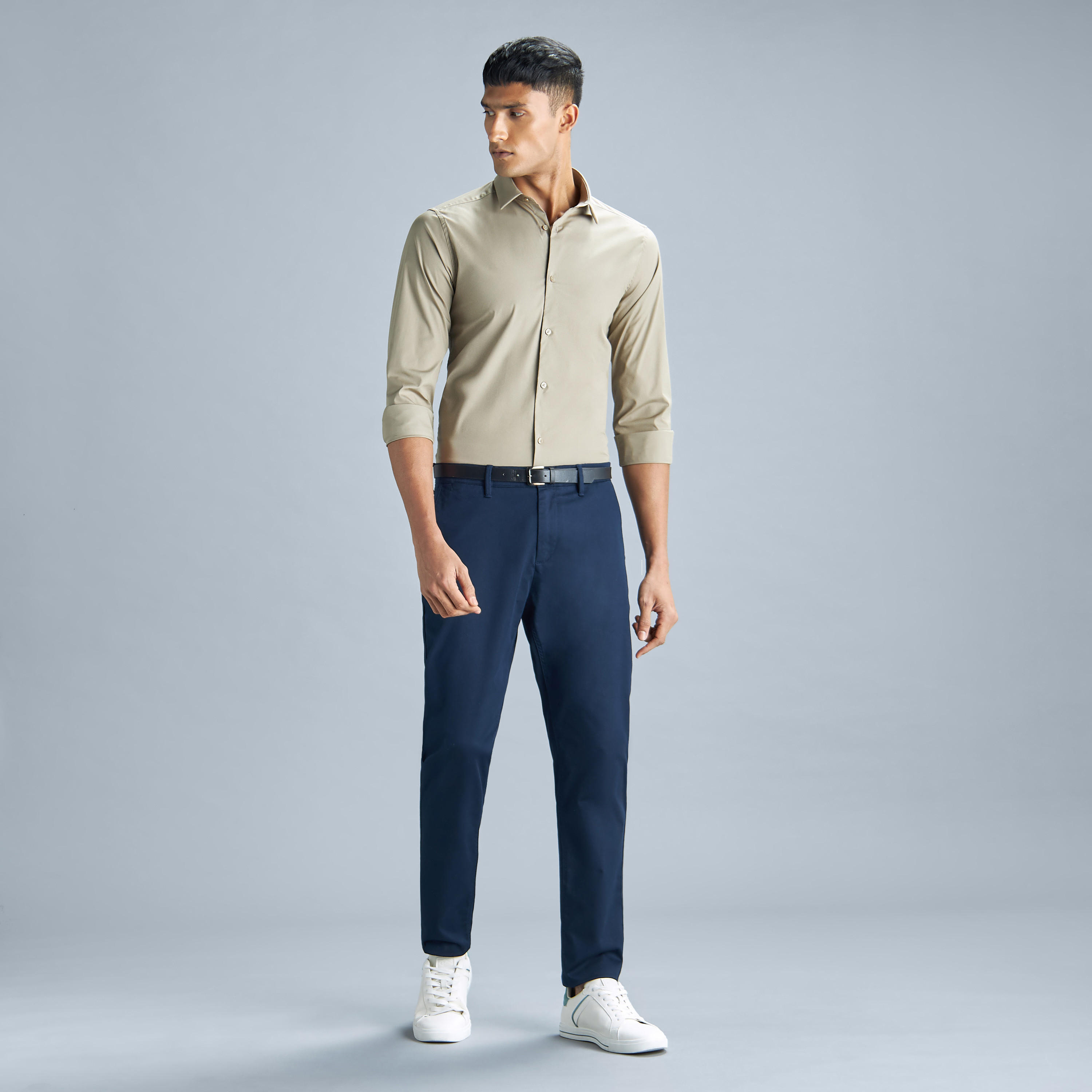 Solid Shirt with Long Sleeves and Button Closure-men-clothing-shirts-image-6
