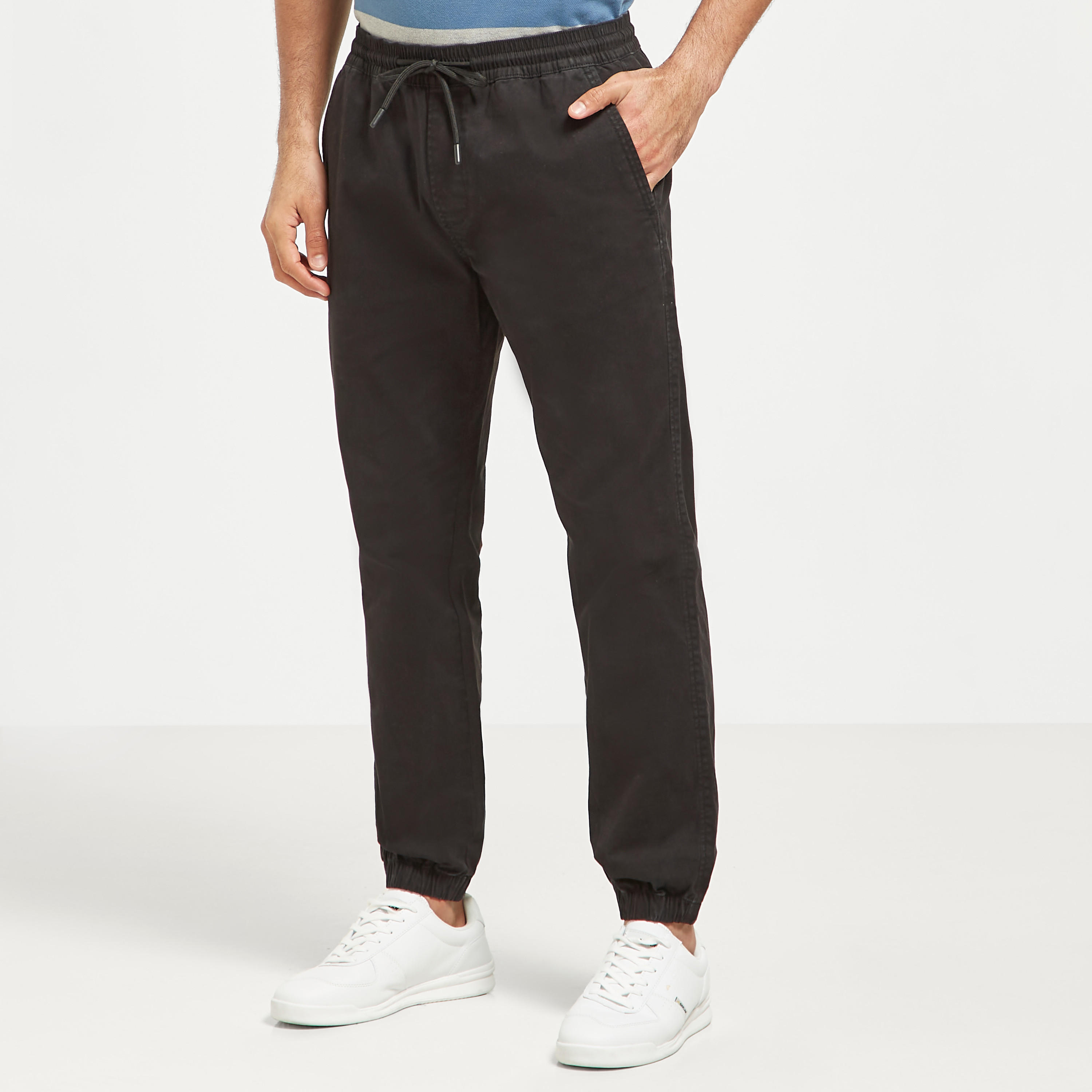 Solid Jog Pant with Drawstring Closure and Pockets-men-clothing-bottoms-joggers-image-9