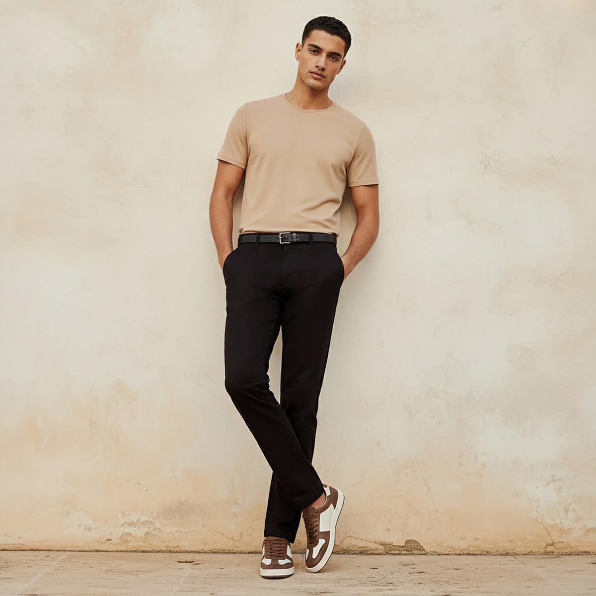 Slim Fit Chinos with Button Closure and Pockets-men-clothing-bottoms-trousersandchinos-chinos-image-3