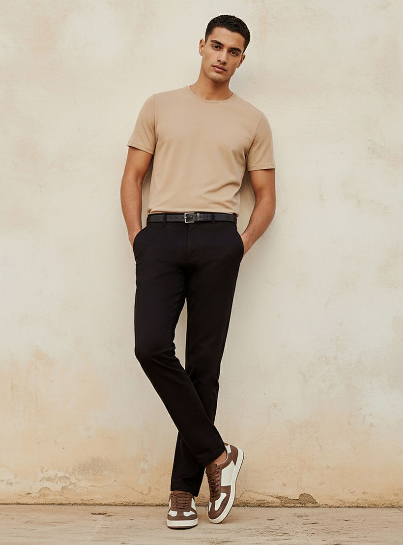 Slim Fit Chinos with Button Closure and Pockets-men-clothing-bottoms-trousersandchinos-chinos-image-3