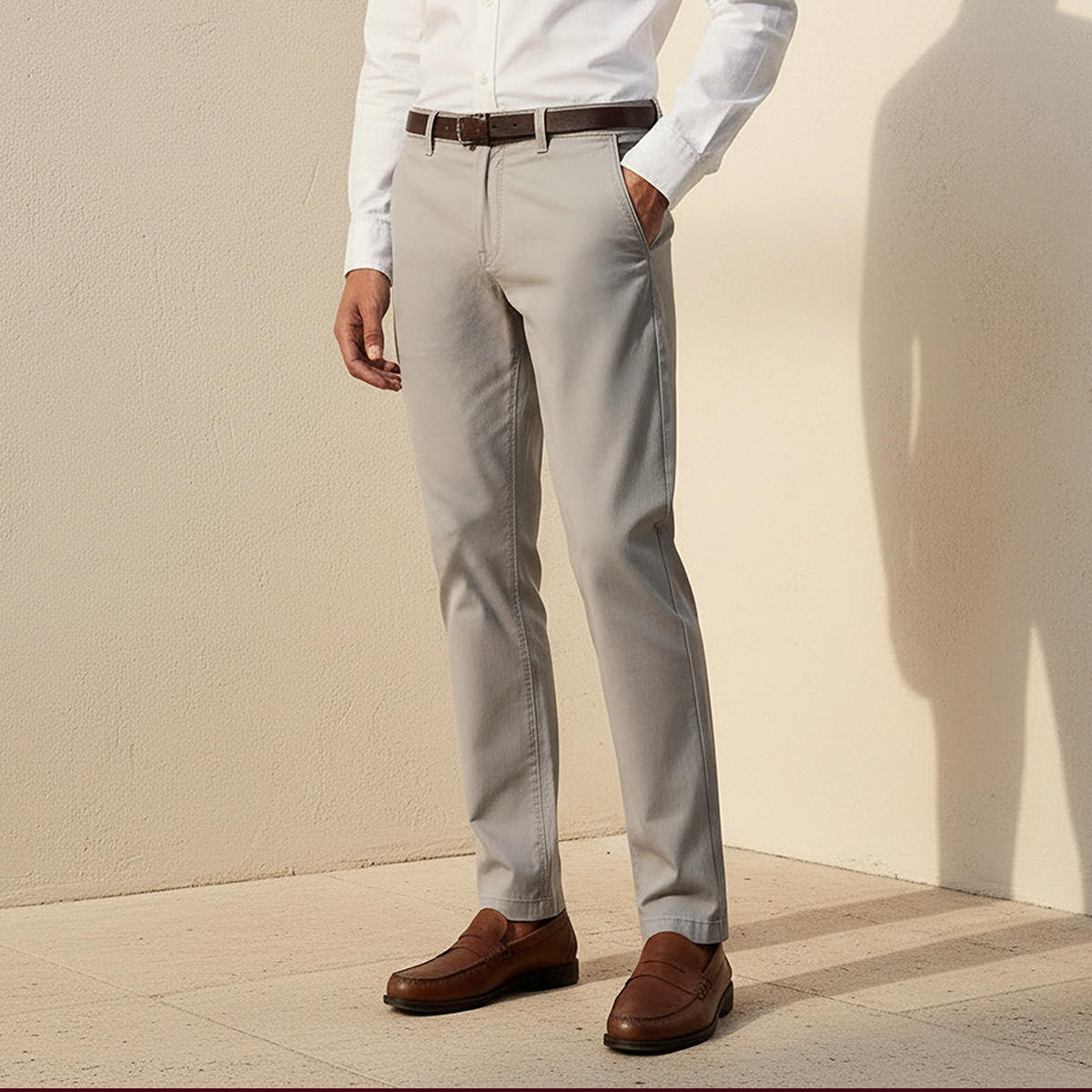 Slim Fit Chinos with Button Closure and Pockets-PROMO_SP_BH_2FOR17_110625-image-1