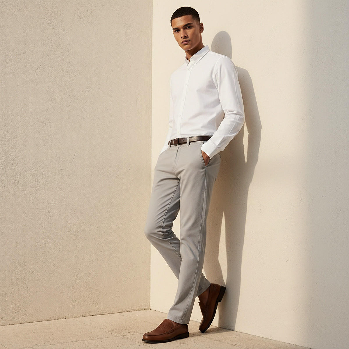 Slim Fit Chinos with Button Closure and Pockets-PROMO_SP_BH_2FOR17_110625-image-3
