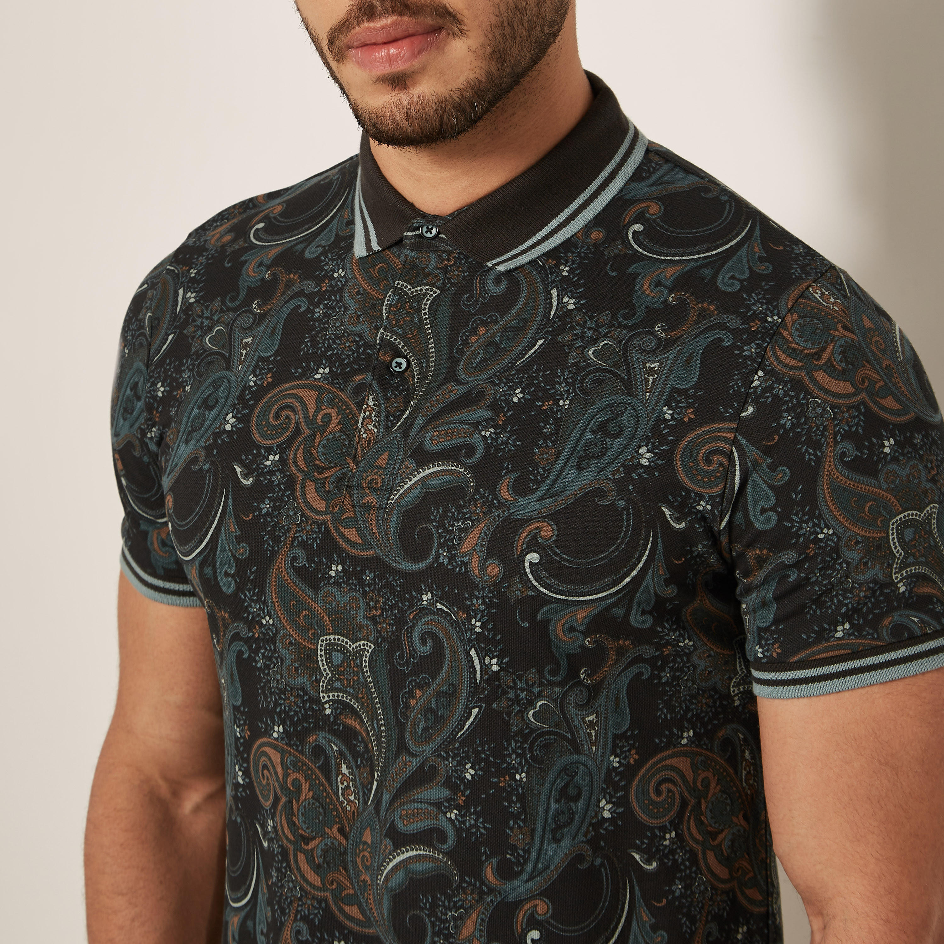 All-Over Print Polo T-shirt with Short Sleeves-men-clothing-tshirtsandpolos-polos-image-4