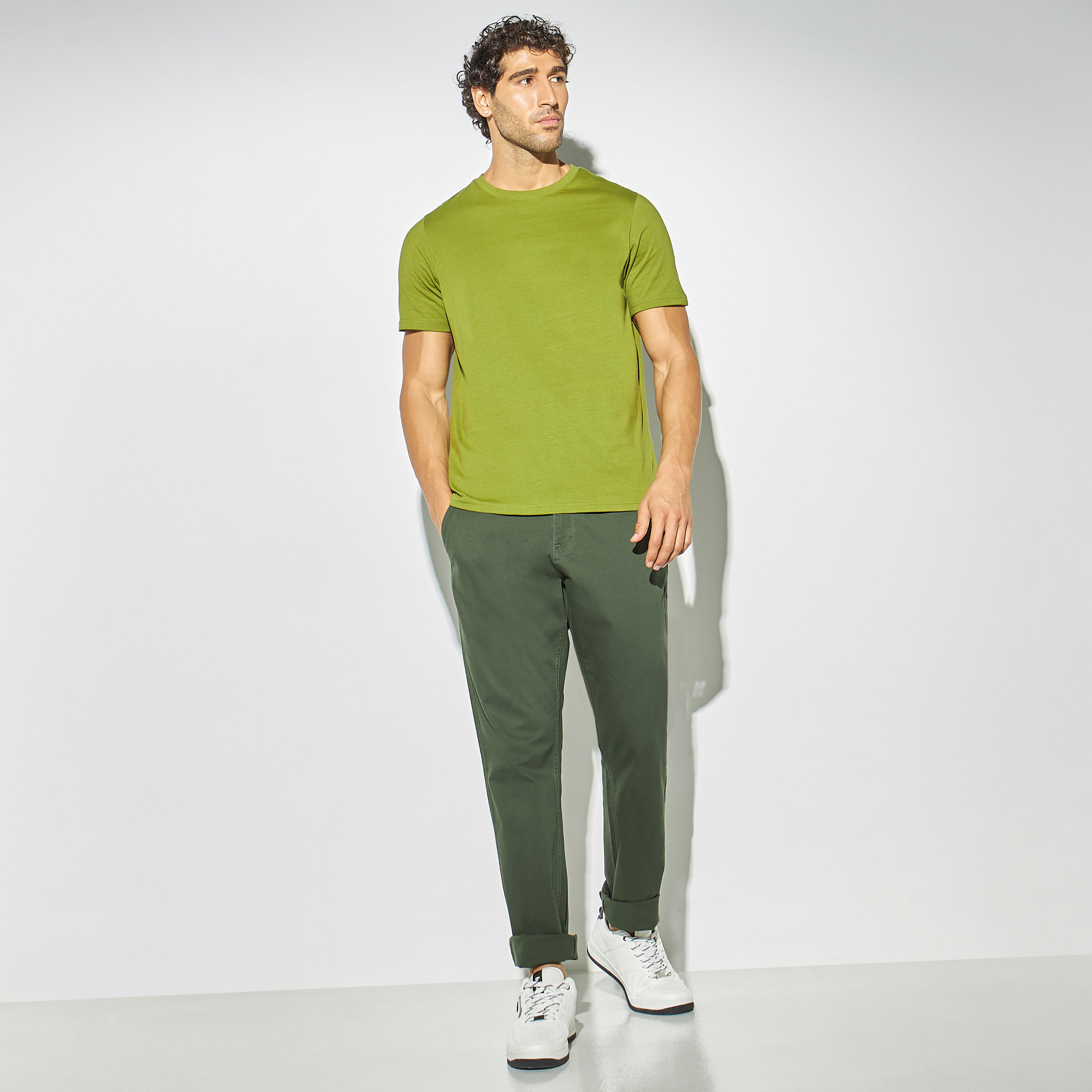 Solid Regular Fit Chinos with Pockets-men-clothing-bottoms-trousersandchinos-chinos-image-2