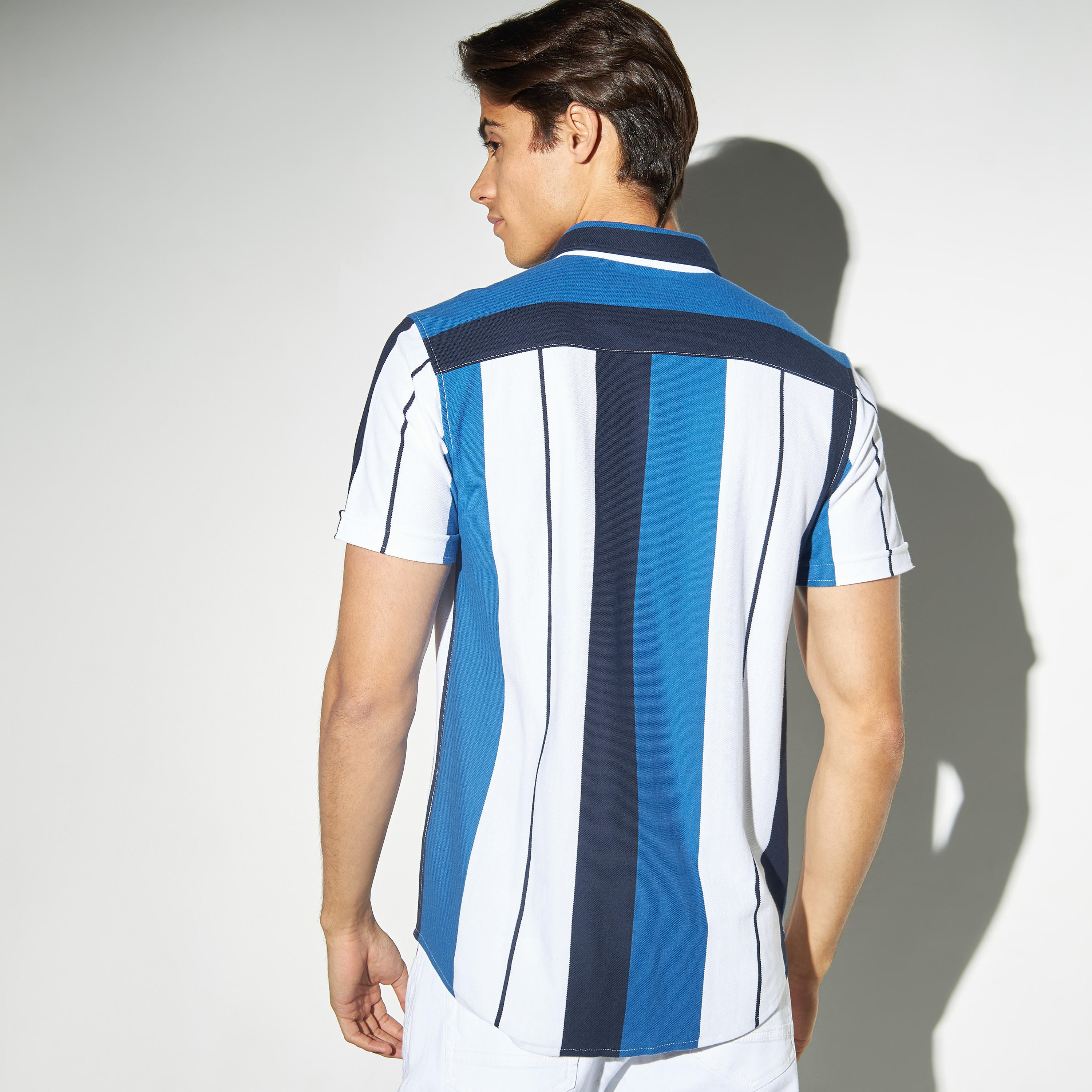 Striped Shirt with Short Sleeves-men-clothing-shirts-image-3
