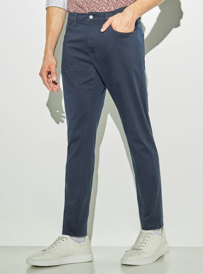 بنطلون ساتن سادة بجيوب-men-clothing-bottoms-trousersandchinos-trousers-image-4