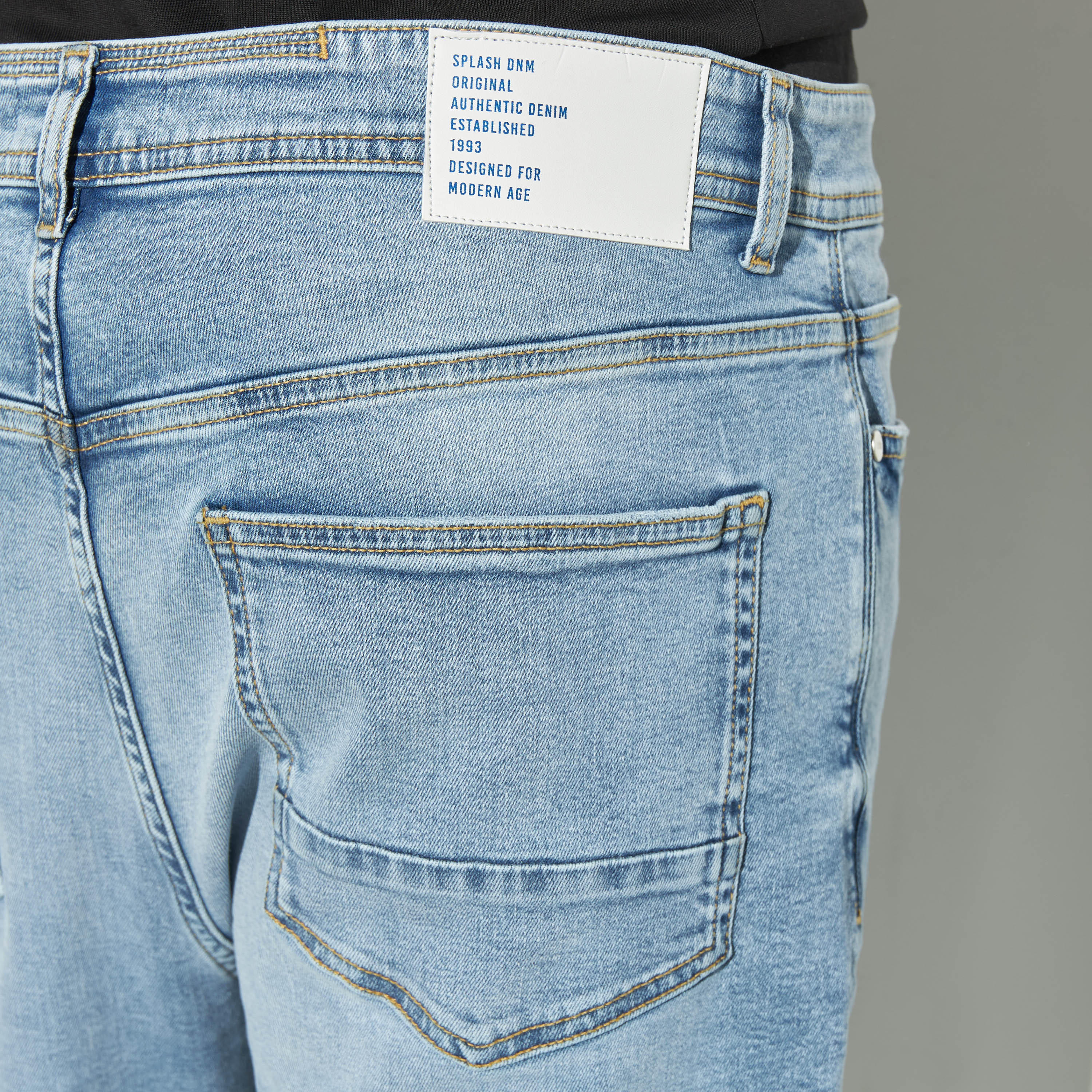 بنطلون جينز مضلّع بجيوب من آيكونيك-men-clothing-bottoms-jeans-image-5