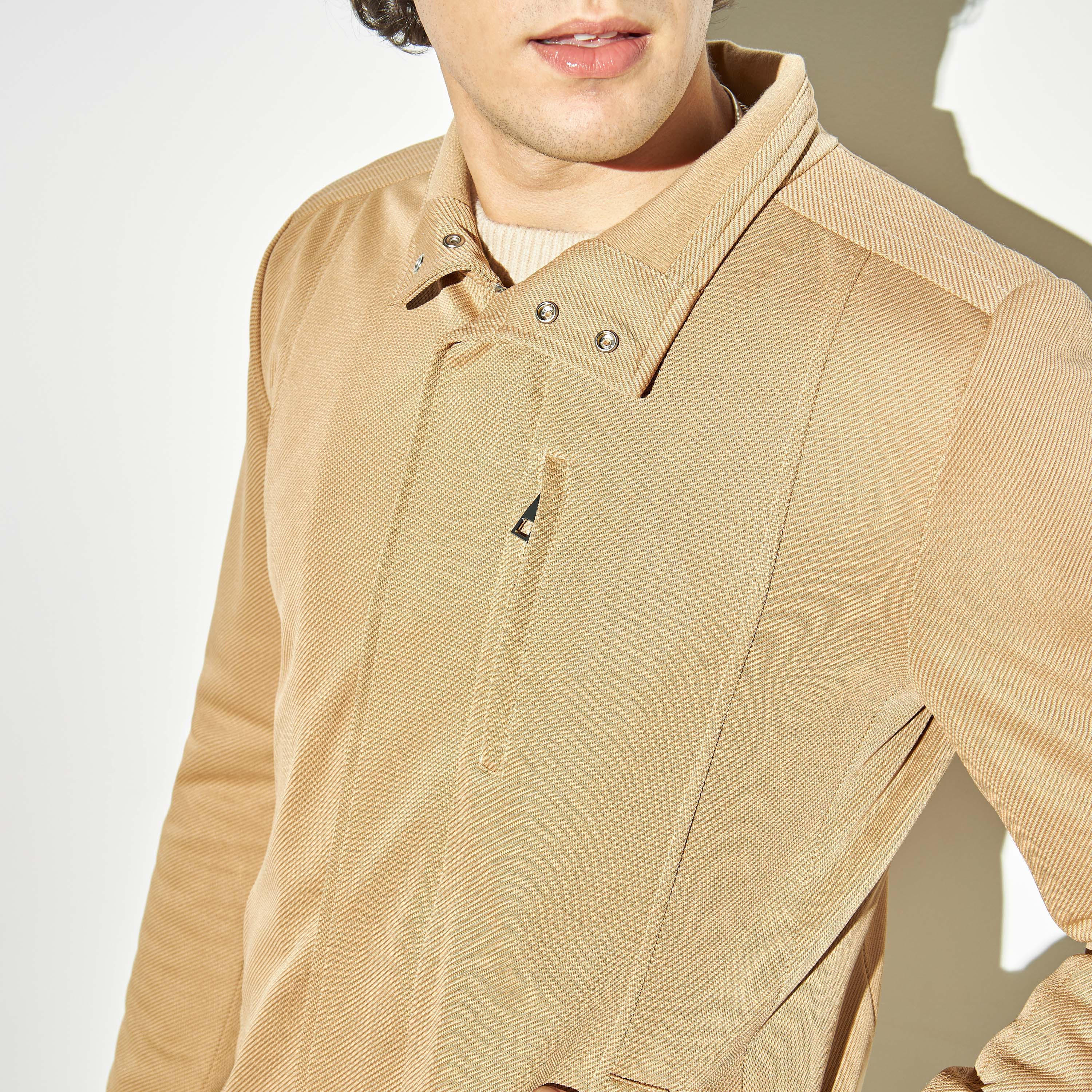 معطف بارز الملمس بجيوب-men-clothing-jacketsandblazers-coats-image-1