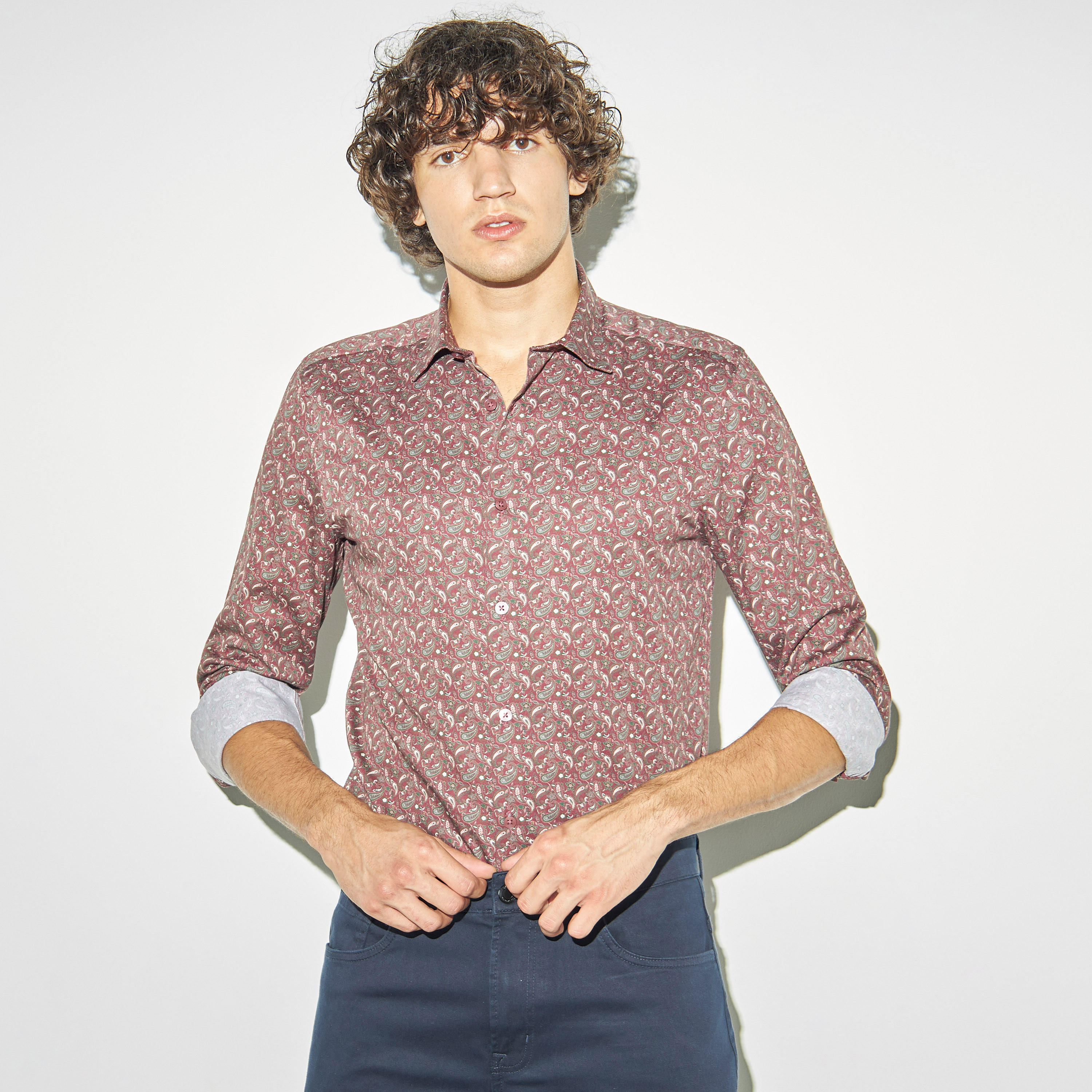 All-Over Print Shirt with Long Sleeves-men-clothing-shirts-image-1