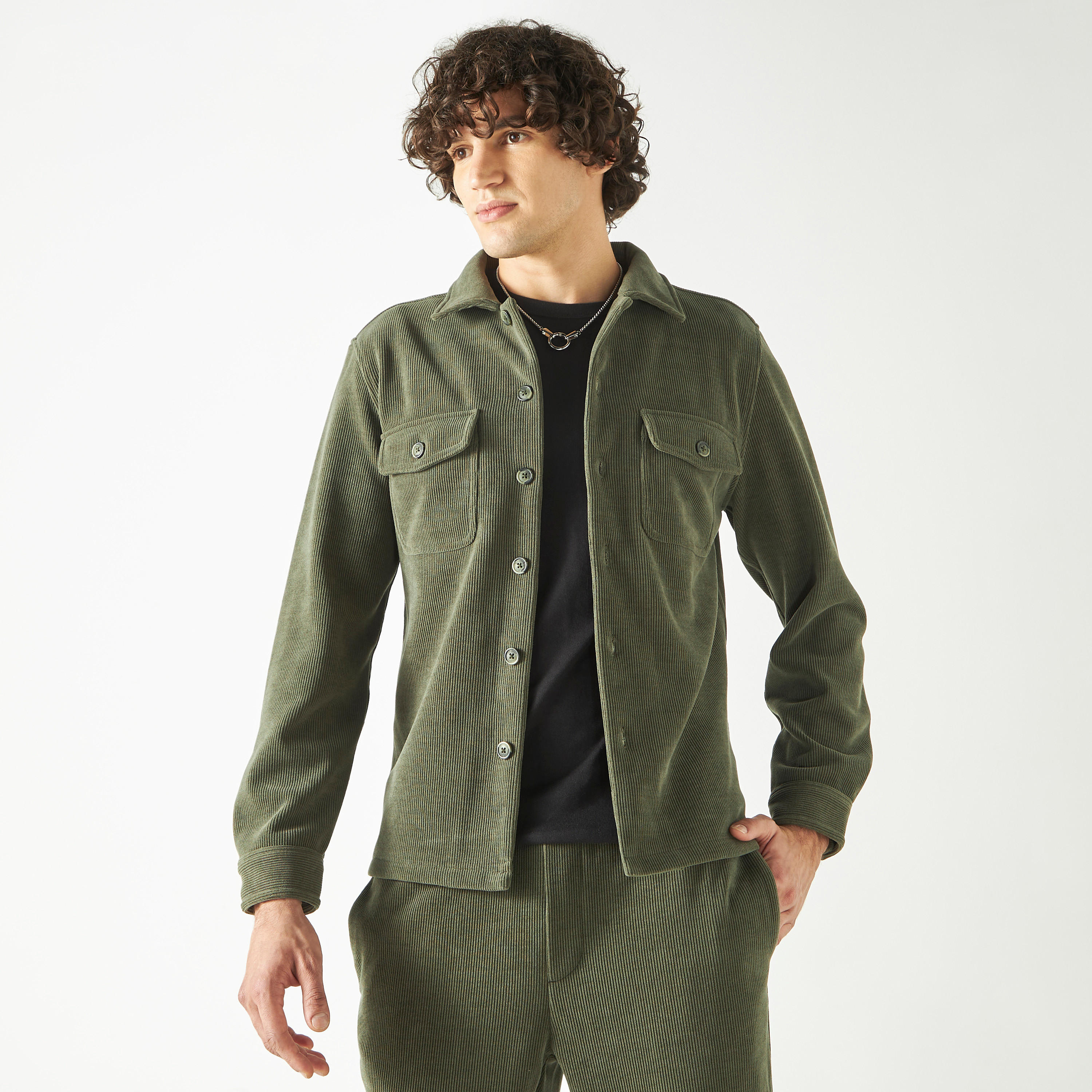 جاكيت بارز الملمس بأكمام طويلة وجيوب-men-clothing-jacketsandblazers-jackets-image-1