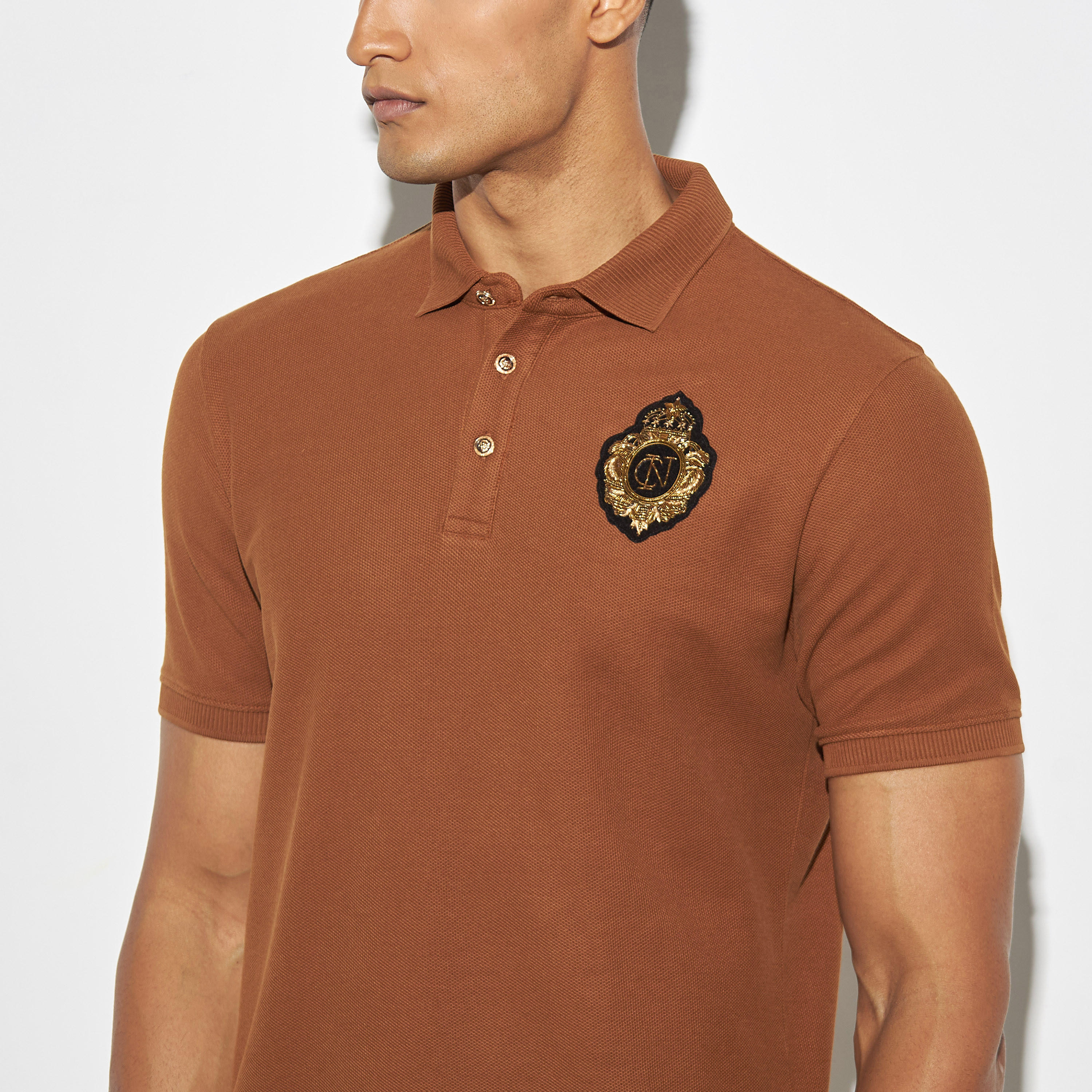 تيشيرت بولو بأكمام قصيرة من آيكونيك-men-clothing-tshirtsandpolos-polos-image-4