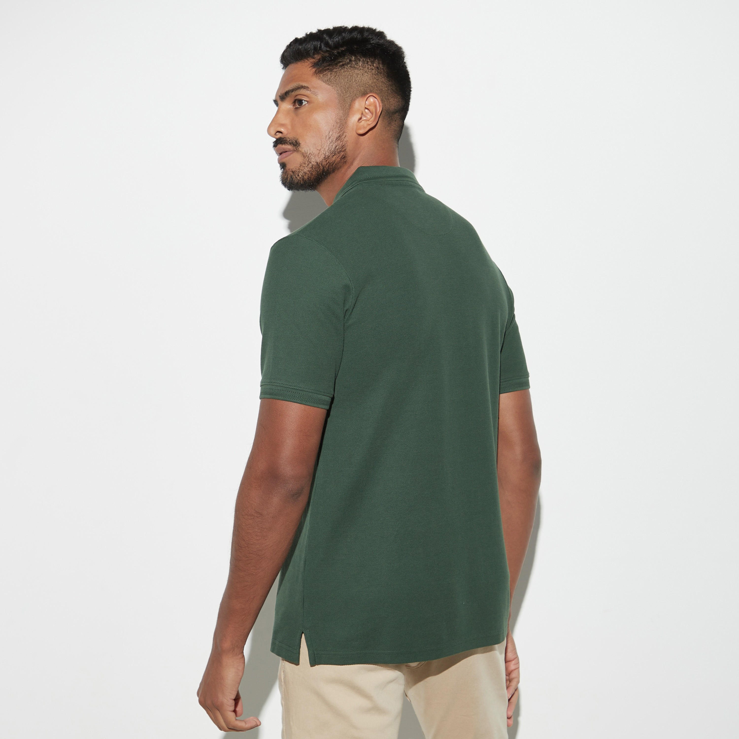 تيشيرت بياقة بولو بتصميم مطرز من آيكونك-men-clothing-tshirtsandpolos-polos-image-3