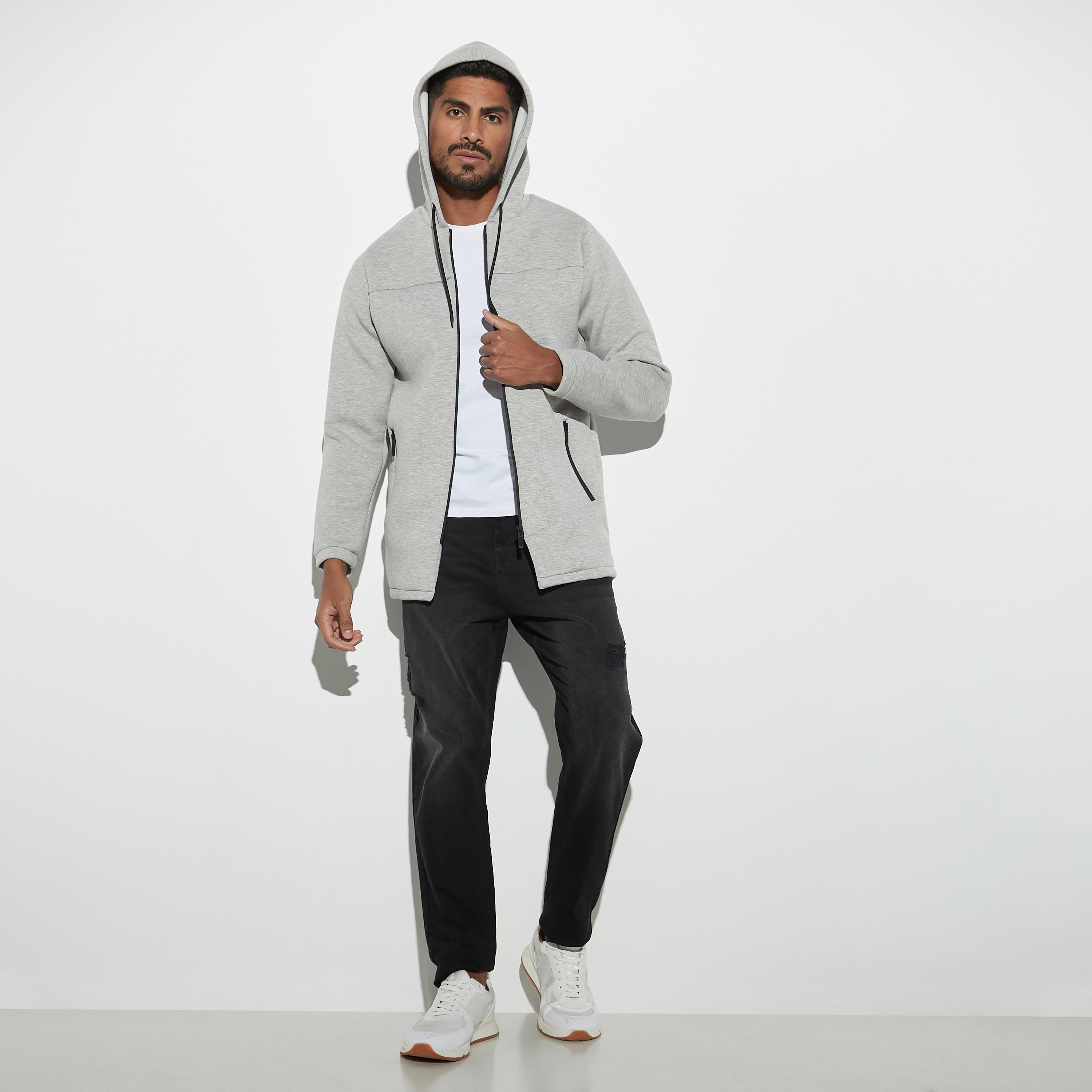 هودي بأكمام طويلة وسحّاب وجيوب من آيكونيك-men-winterwear-hoodiesandsweatshirts-image-2