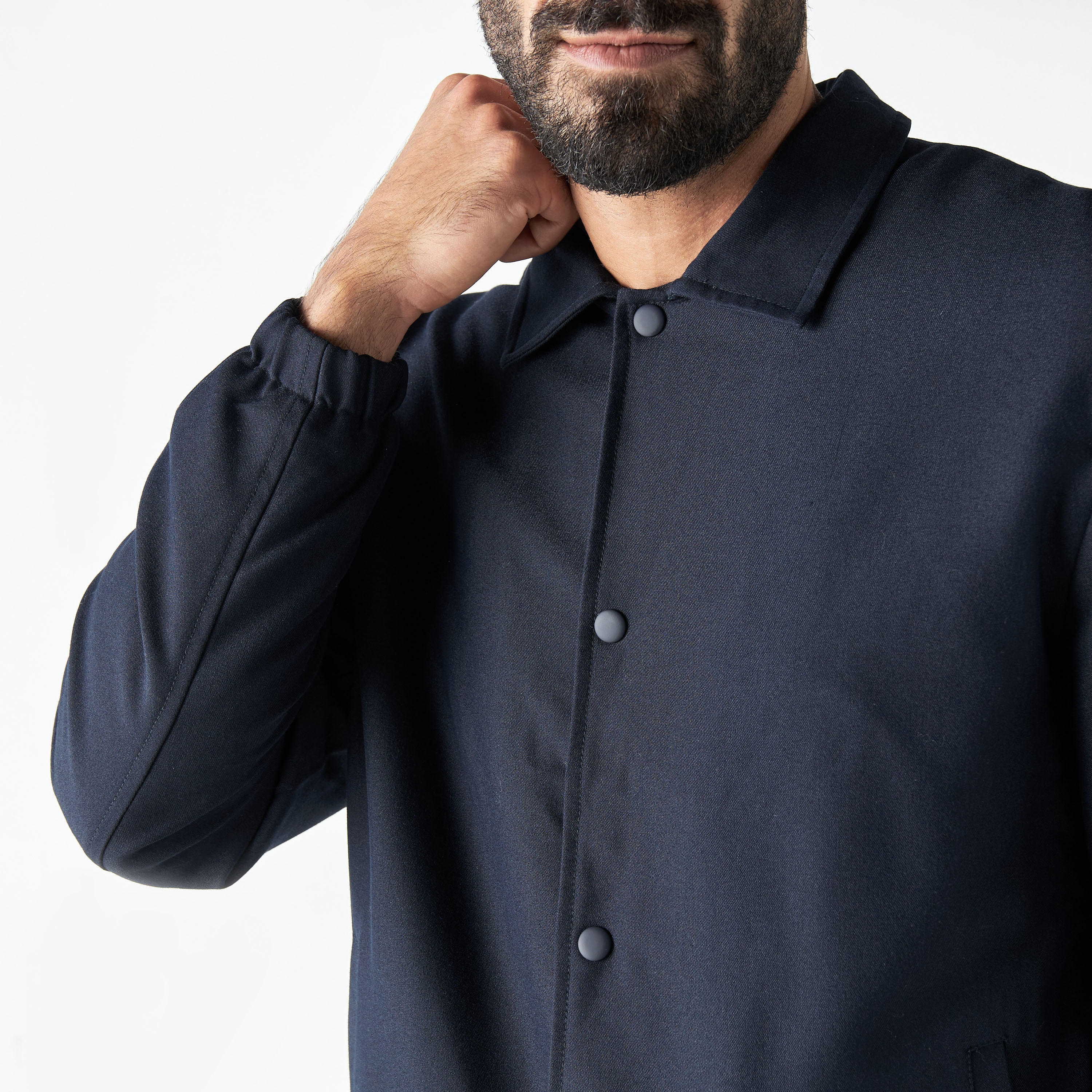 Iconic Solid Button Through Jacket with Pockets-men-clothing-jacketsandblazers-jackets-image-4