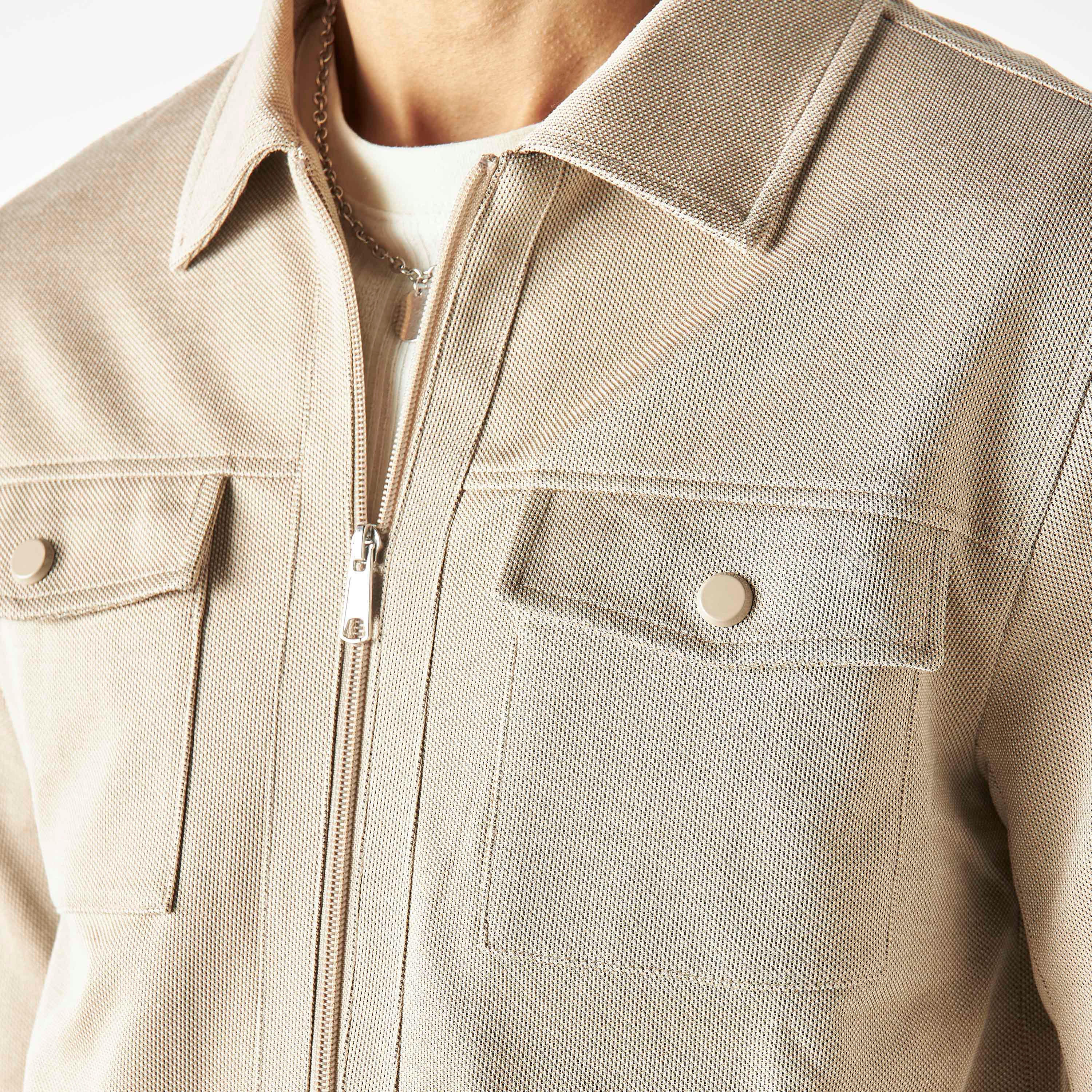 جاكيت بارز الملمس بجيوب وسحاب من آيكونيك-men-clothing-jacketsandblazers-jackets-image-2
