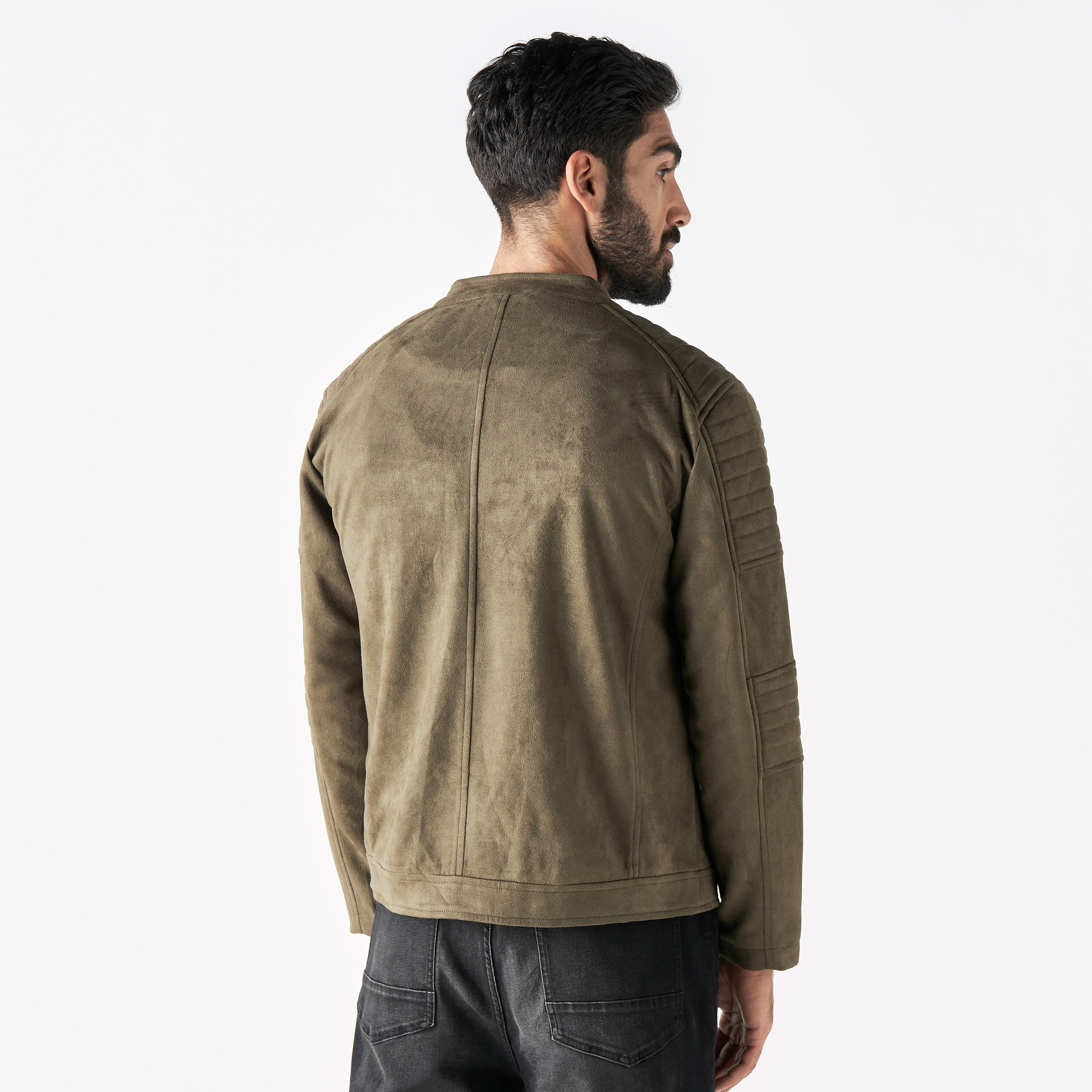 جاكيت بارز الملمس بجيوب وسحاب من آيكونيك-men-clothing-jacketsandblazers-jackets-image-2