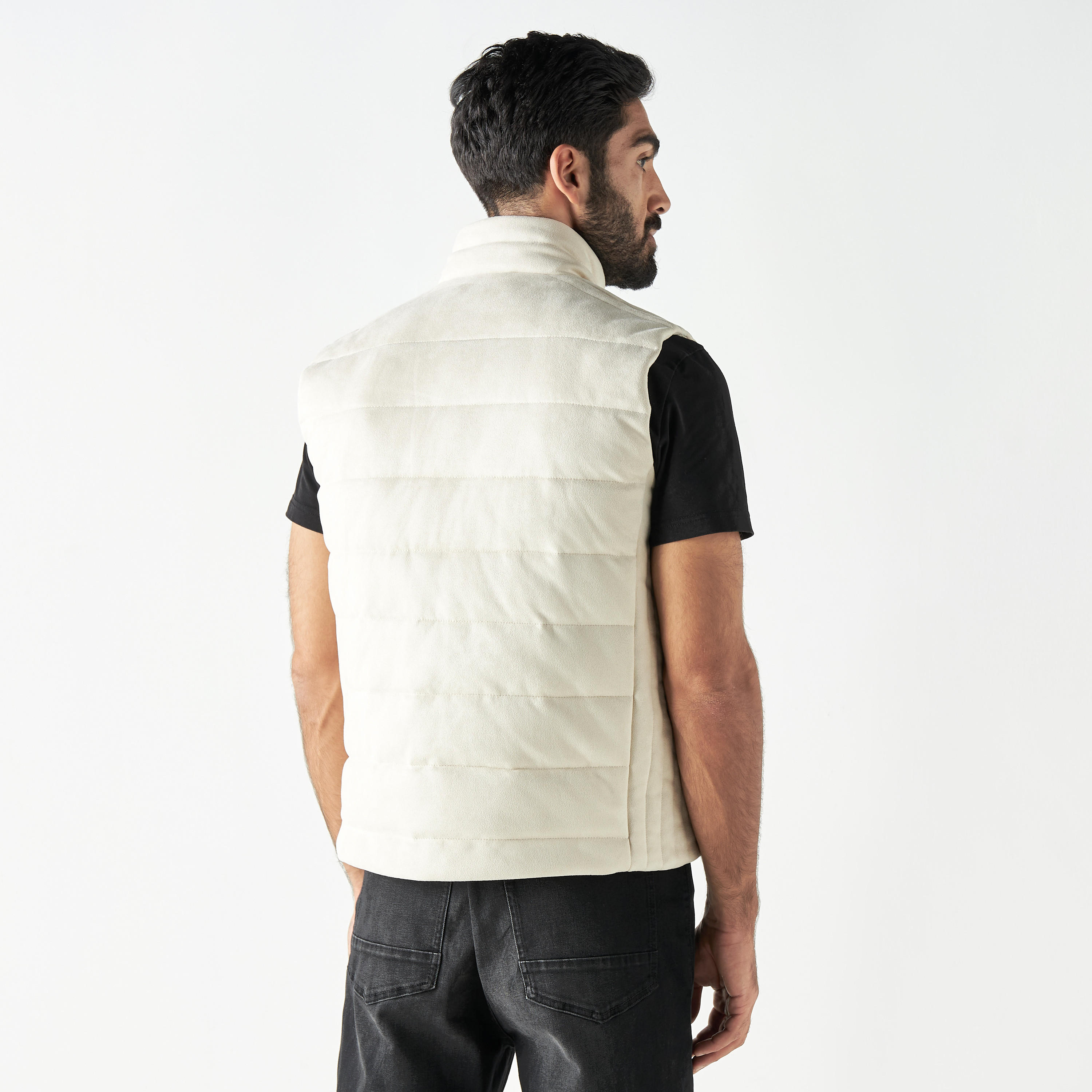 Iconic Textured Sleeveless Zip Through Jacket with Pockets-men-clothing-jacketsandblazers-jackets-image-3