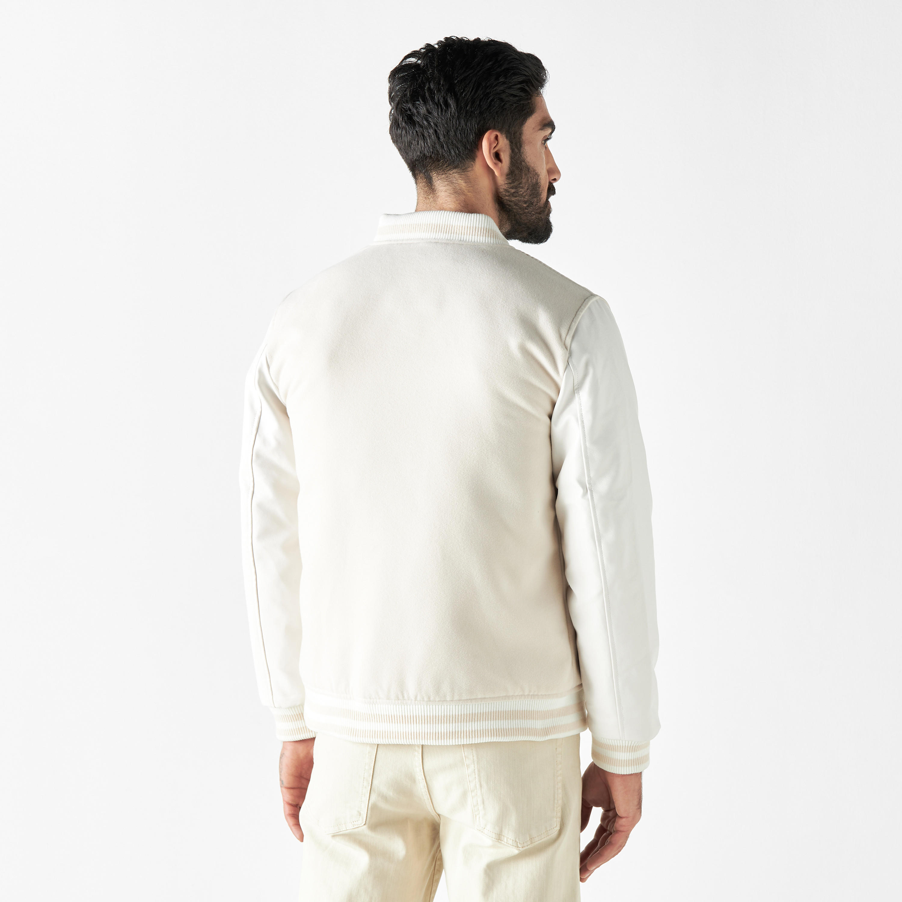Plain Button Through Jacket with Mandarin Collar and Pockets-men-clothing-jacketsandblazers-jackets-image-3