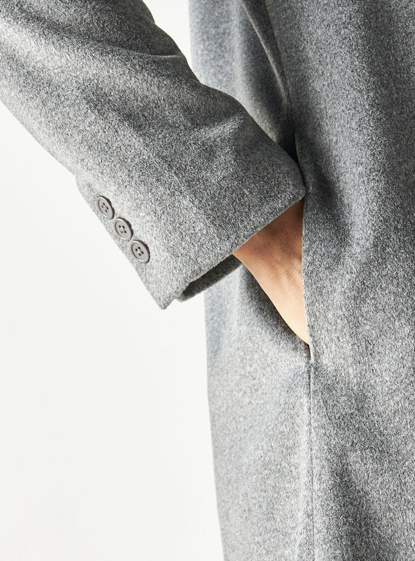 Iconic Textured Mandarin Collar Jacket with Pockets-men-clothing-jacketsandblazers-jackets-image-4