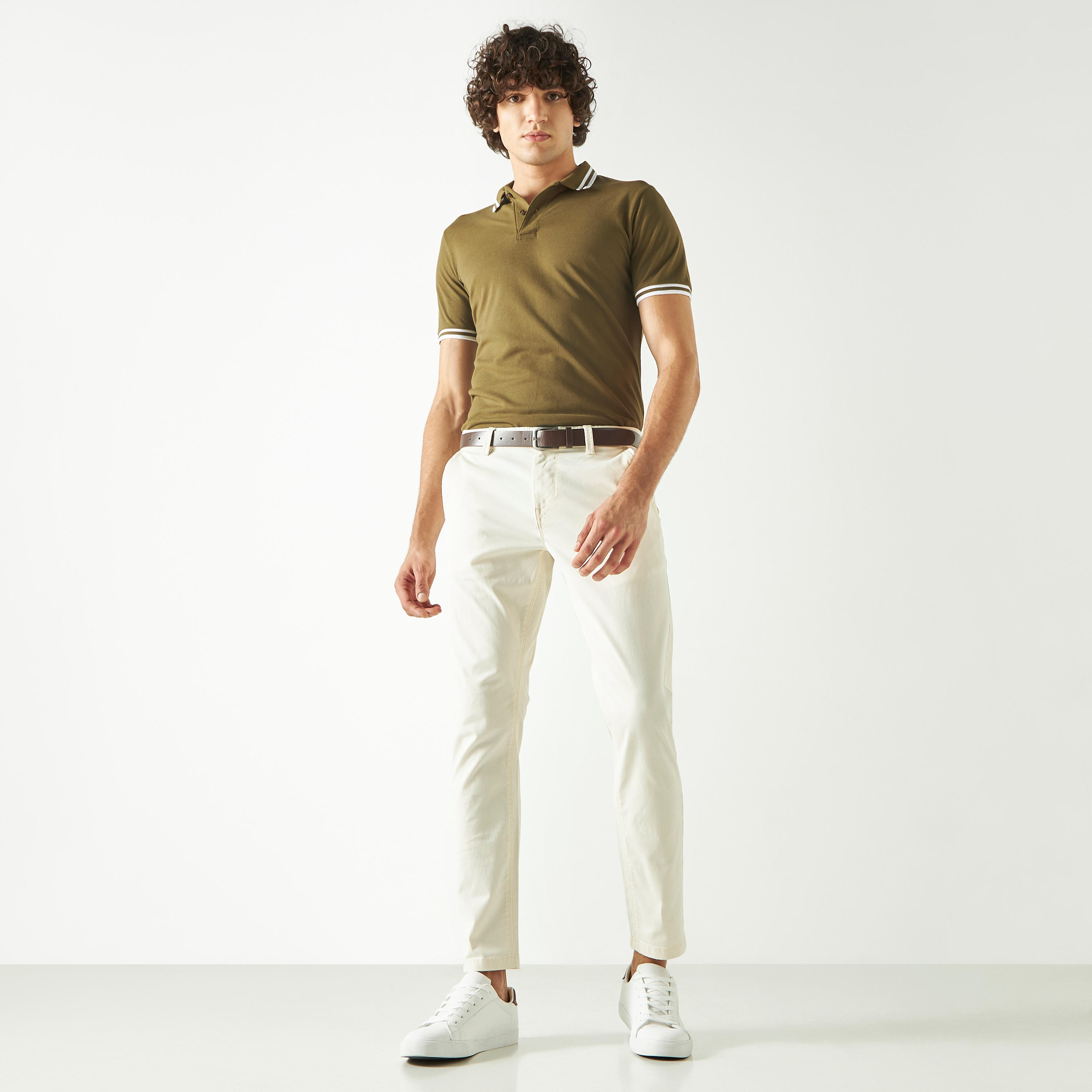 بنطلون شينو بحزام وقصة عادية-men-clothing-bottoms-trousersandchinos-chinos-image-3