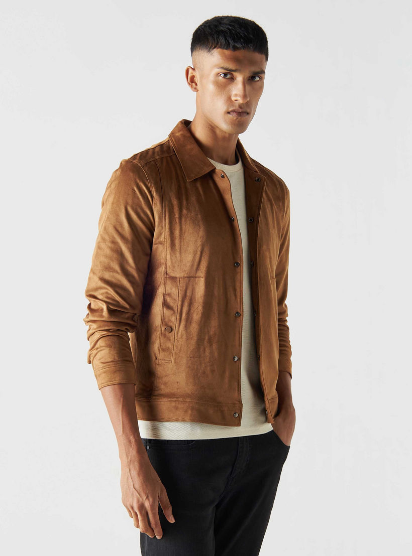 جاكيت بارز الملمس بجيوب من ايكونك-men-clothing-jacketsandblazers-jackets-image-4