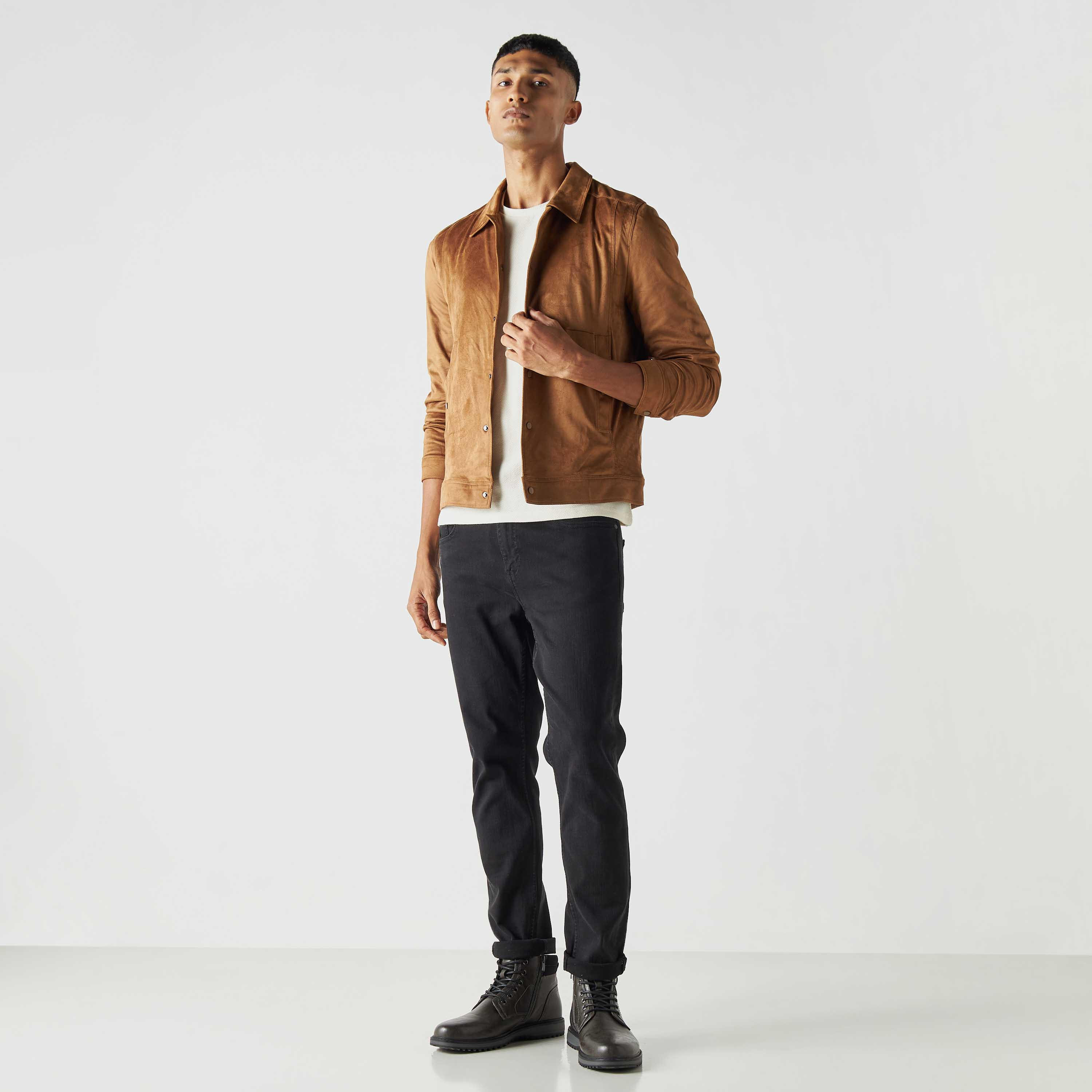 جاكيت بارز الملمس بجيوب من ايكونك-men-clothing-jacketsandblazers-jackets-image-3