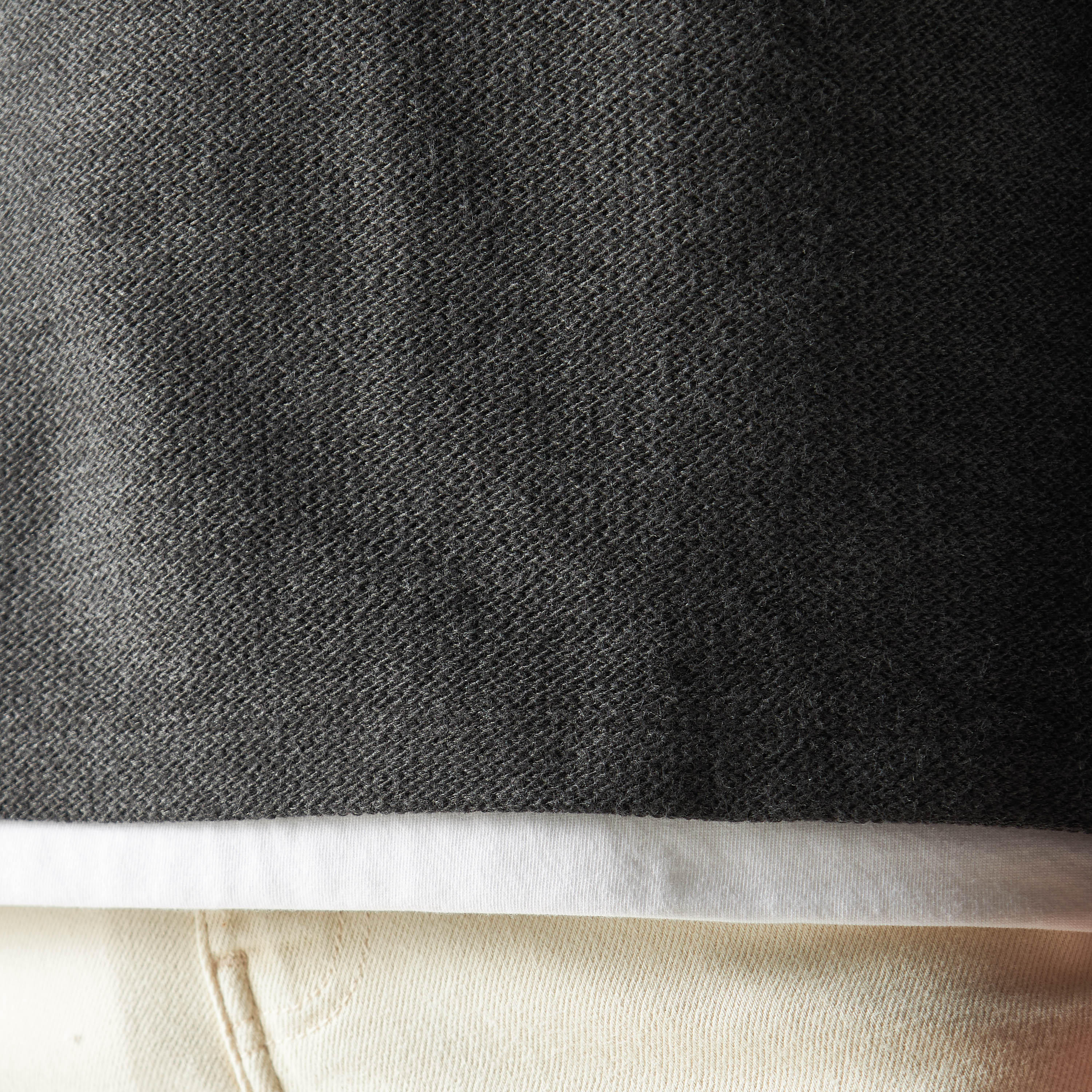 سويت شيرت بارز الملمس بحواف متباينة وأكمام طويلة-men-winterwear-hoodiesandsweatshirts-image-5