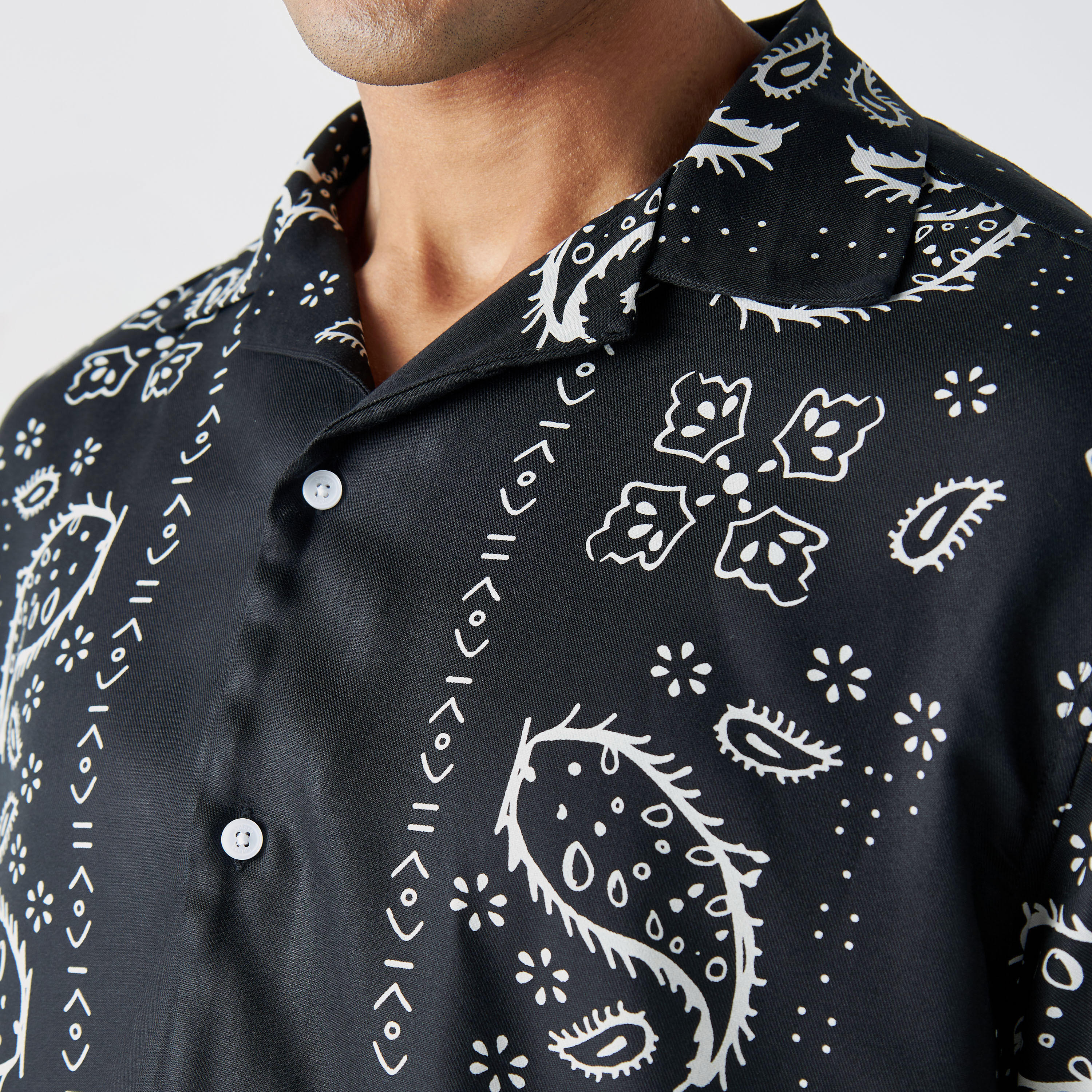 All-Over Print Camp Collar Shirt with Short Sleeves-men-clothing-shirts-image-12