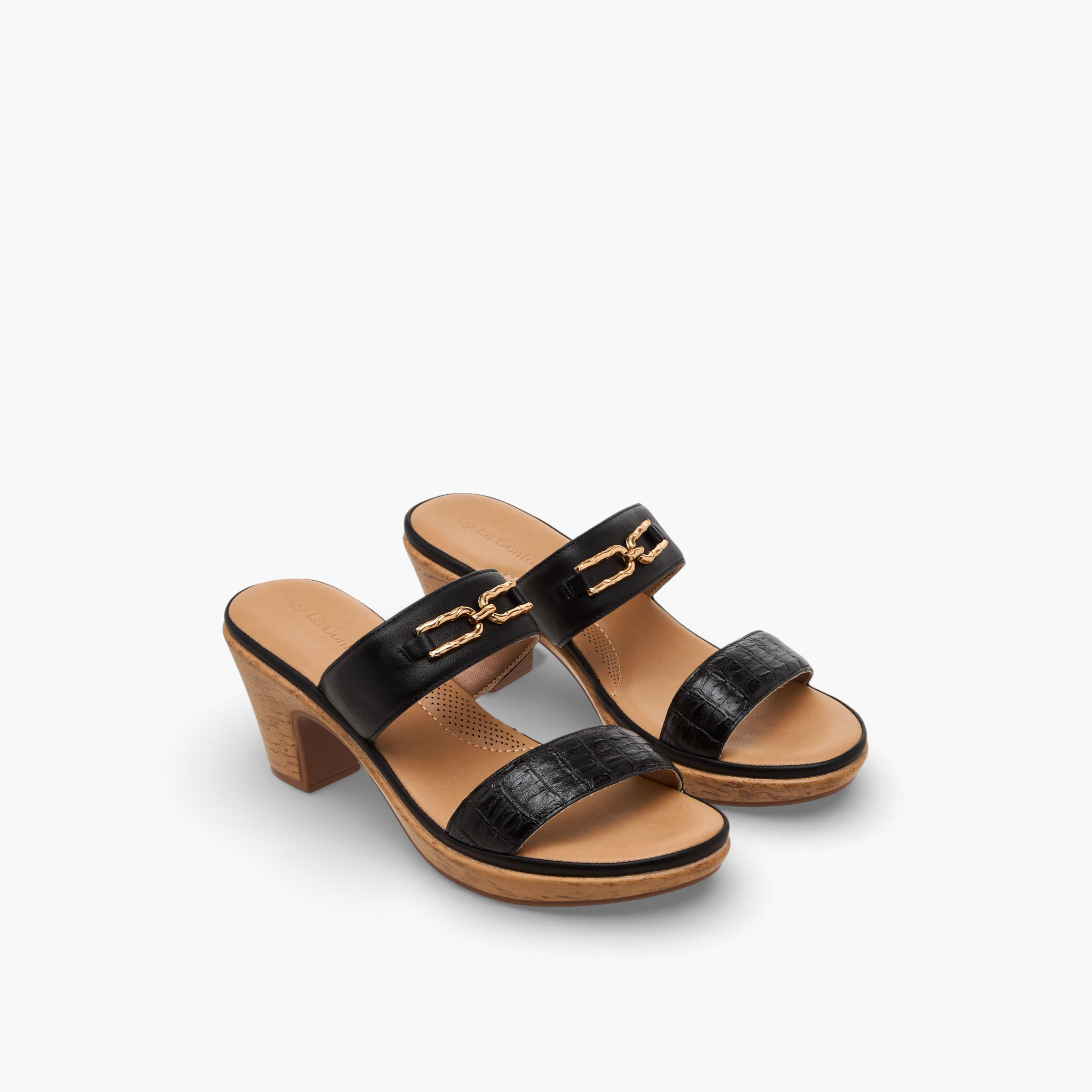 Le Confort Women Block Heel Sandals-women-shoes-sandals-heeled-image-1