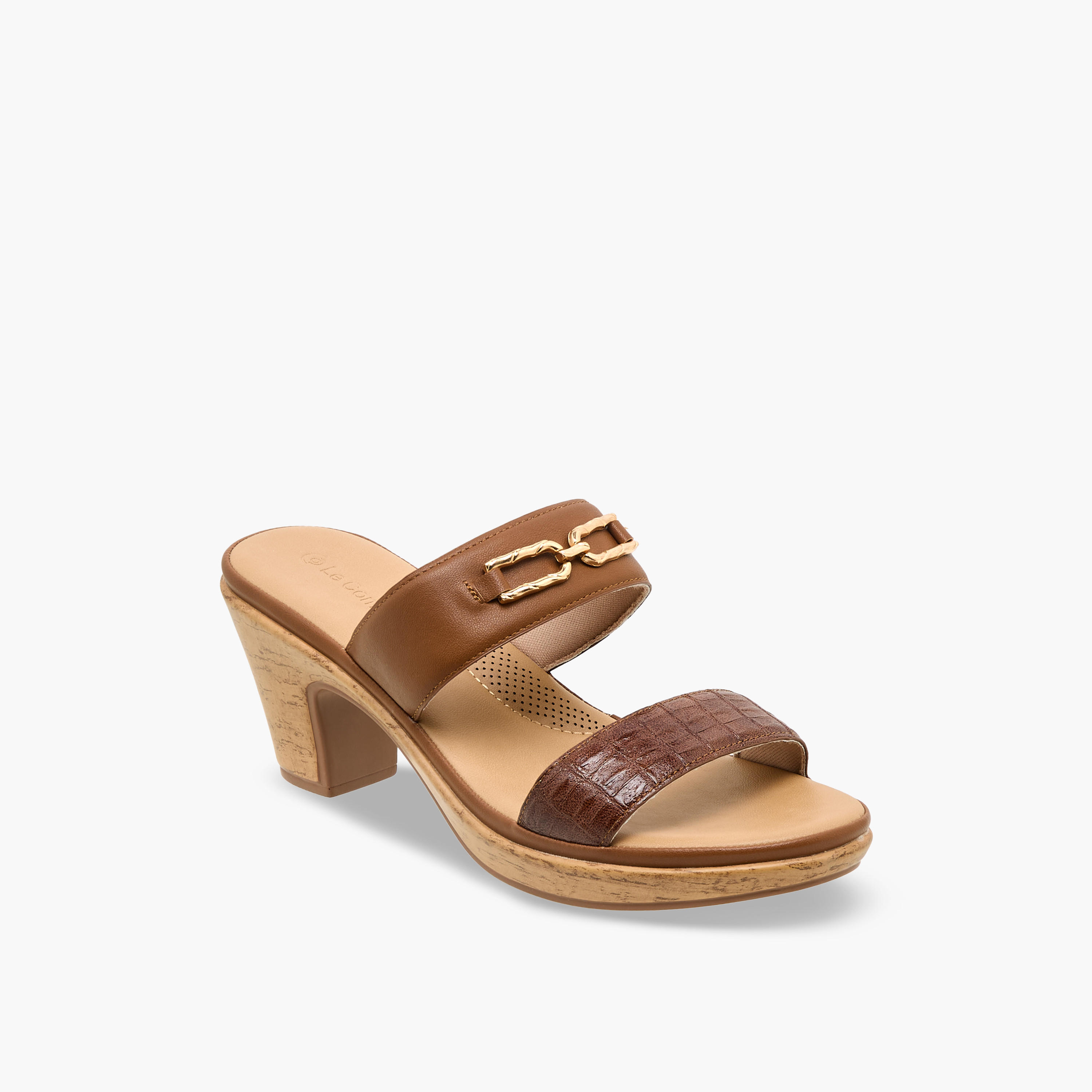 Le Confort Women Block Heel Sandals-women-shoes-sandals-heeled-image-2