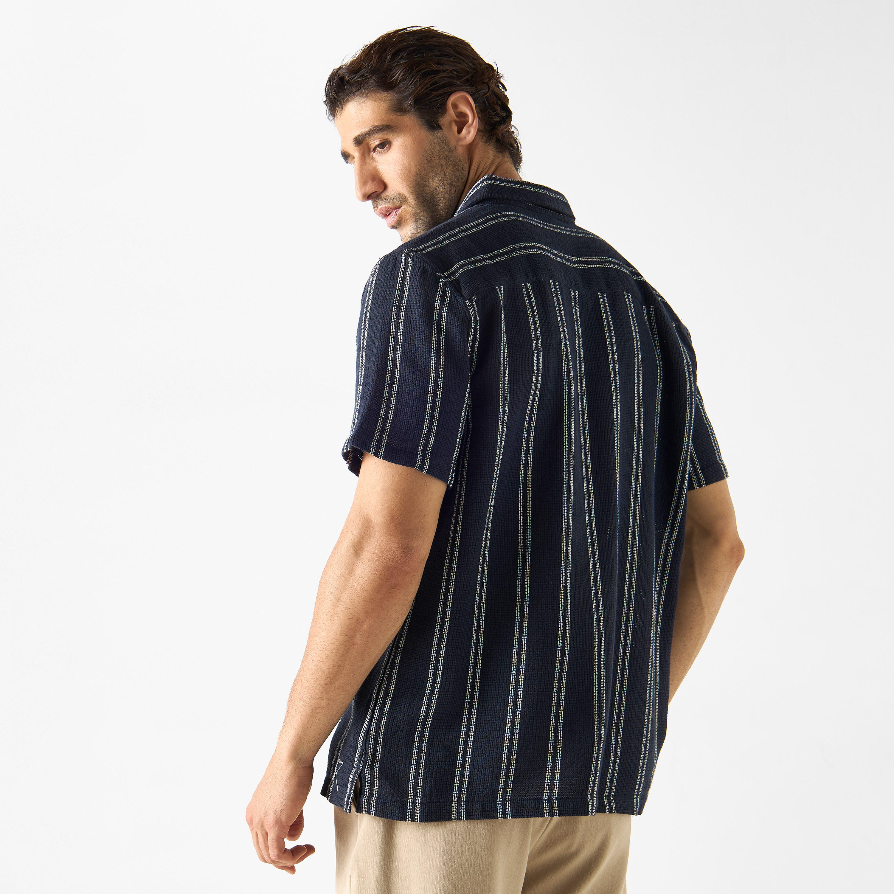 Striped Shirt with Short Sleeves-men-clothing-shirts-image-19