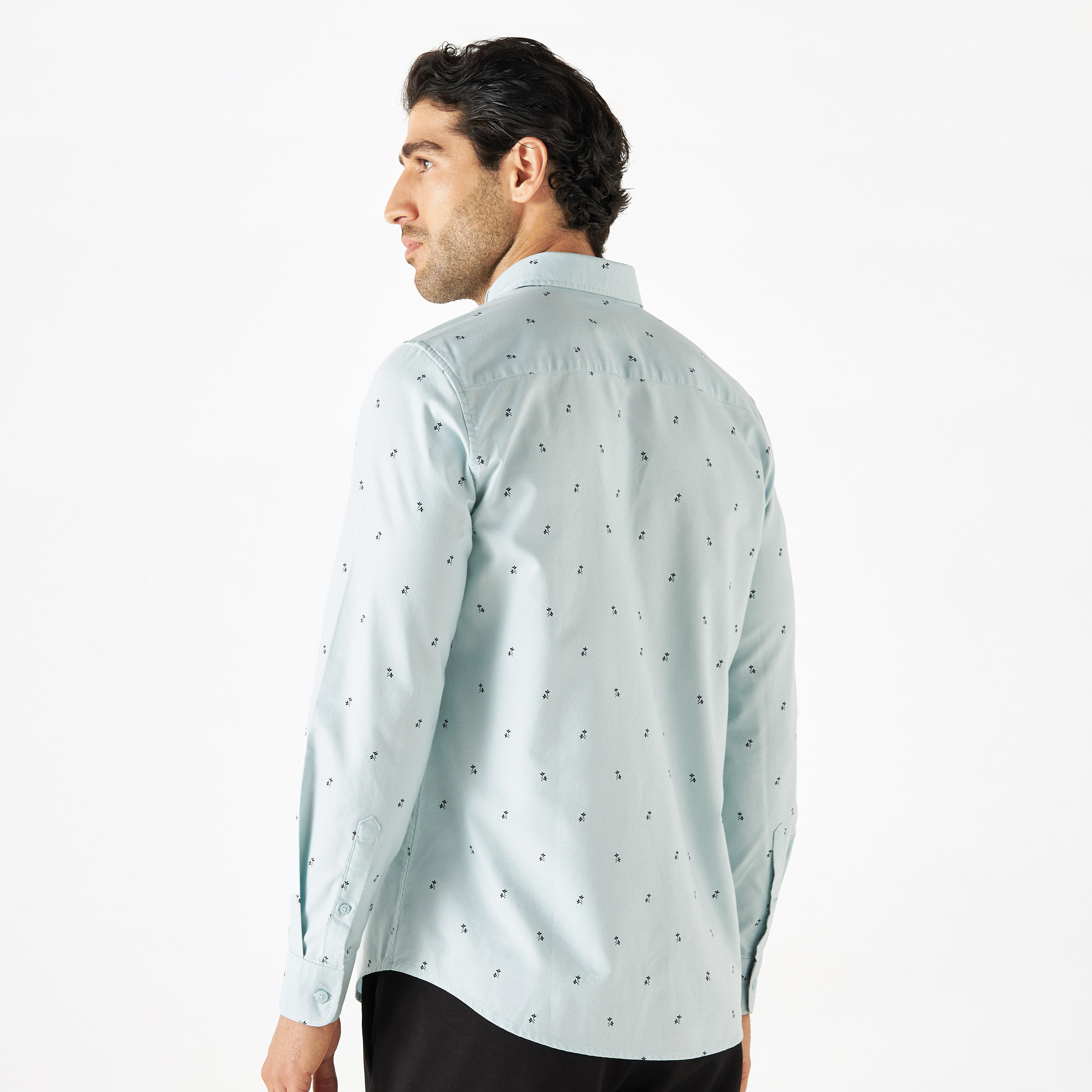 قميص بقصّة سليم وأكمام طويلة وطبعات-men-clothing-shirts-image-3