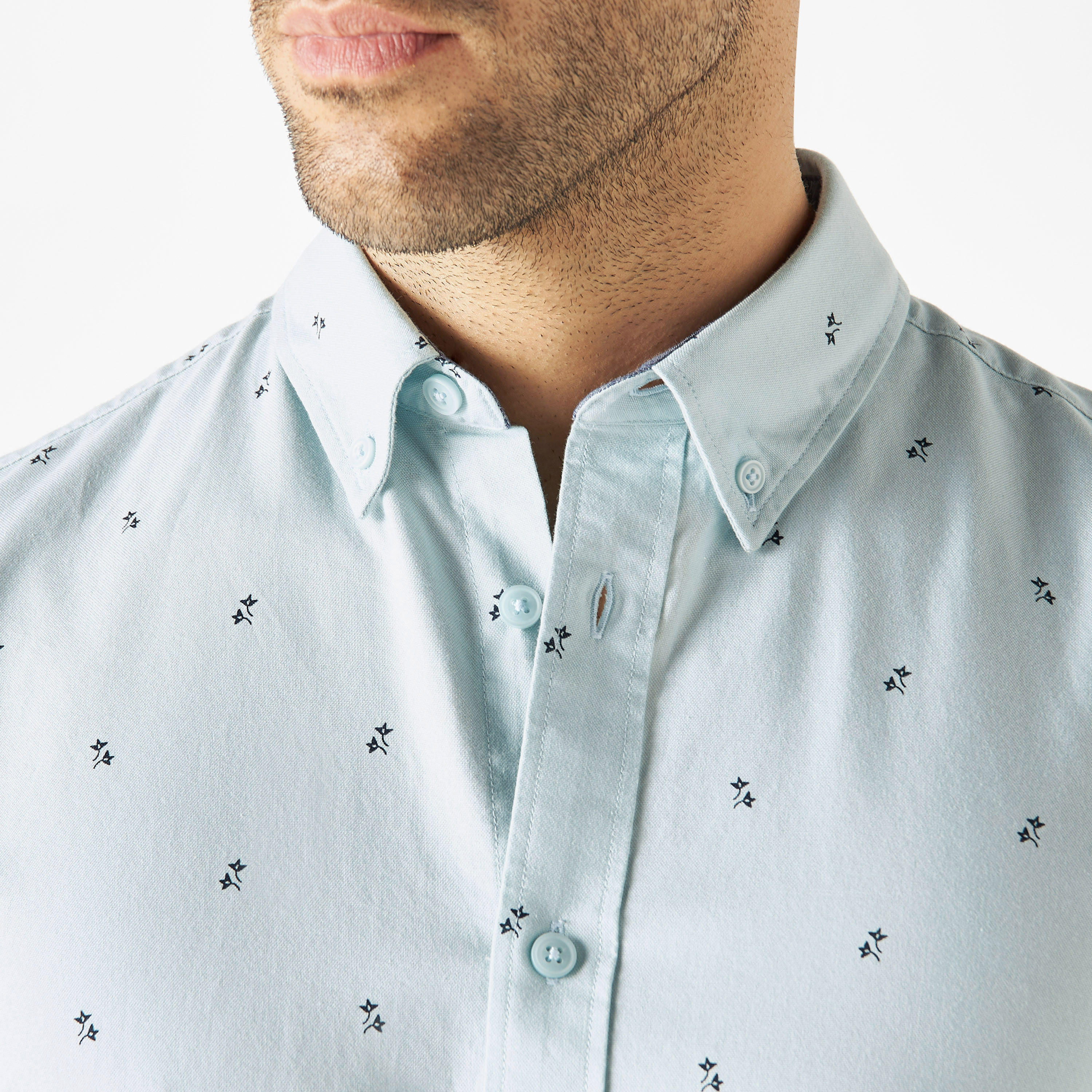 قميص بقصّة سليم وأكمام طويلة وطبعات-men-clothing-shirts-image-4