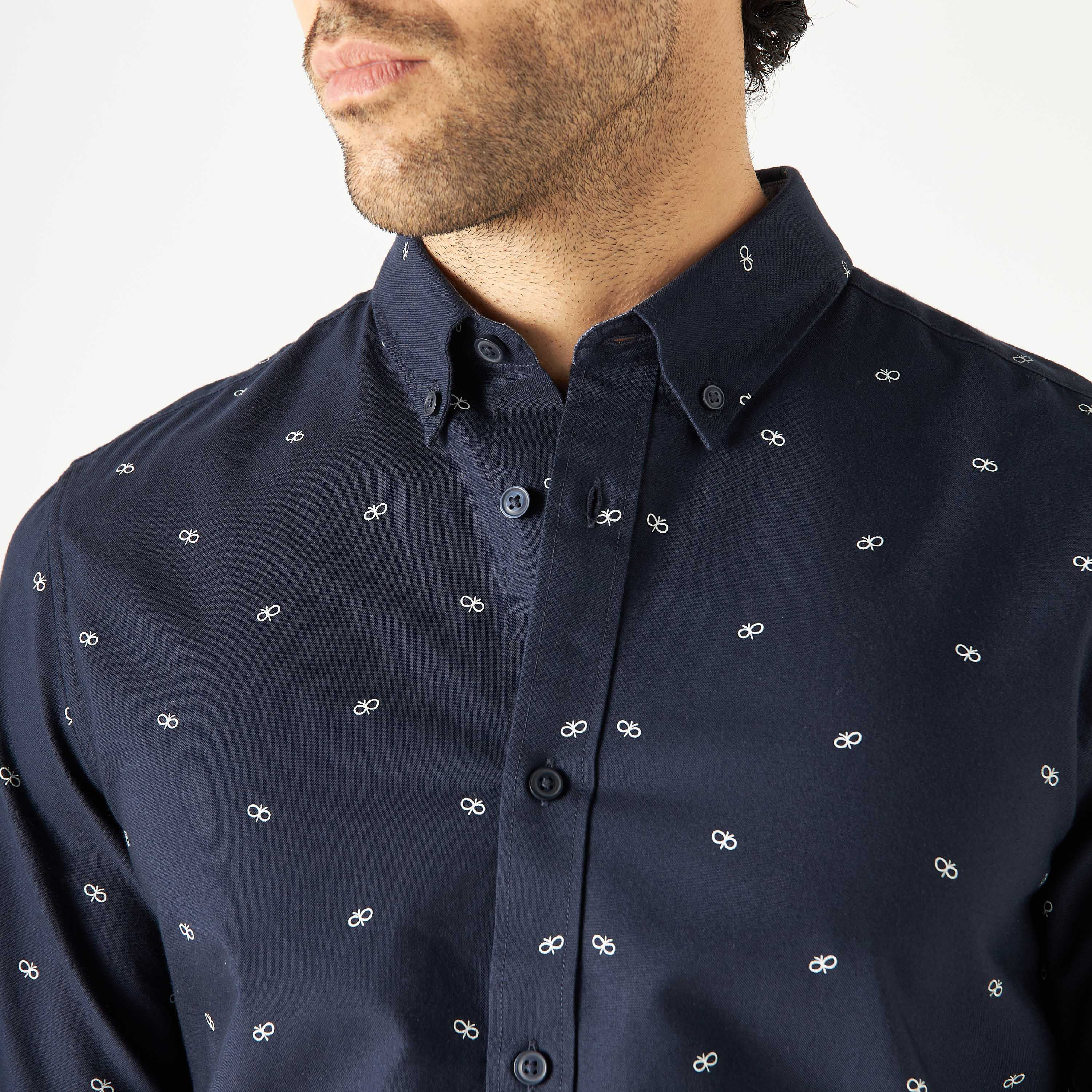 قميص بقصّة سليم وأكمام طويلة وطبعات-men-clothing-shirts-image-14