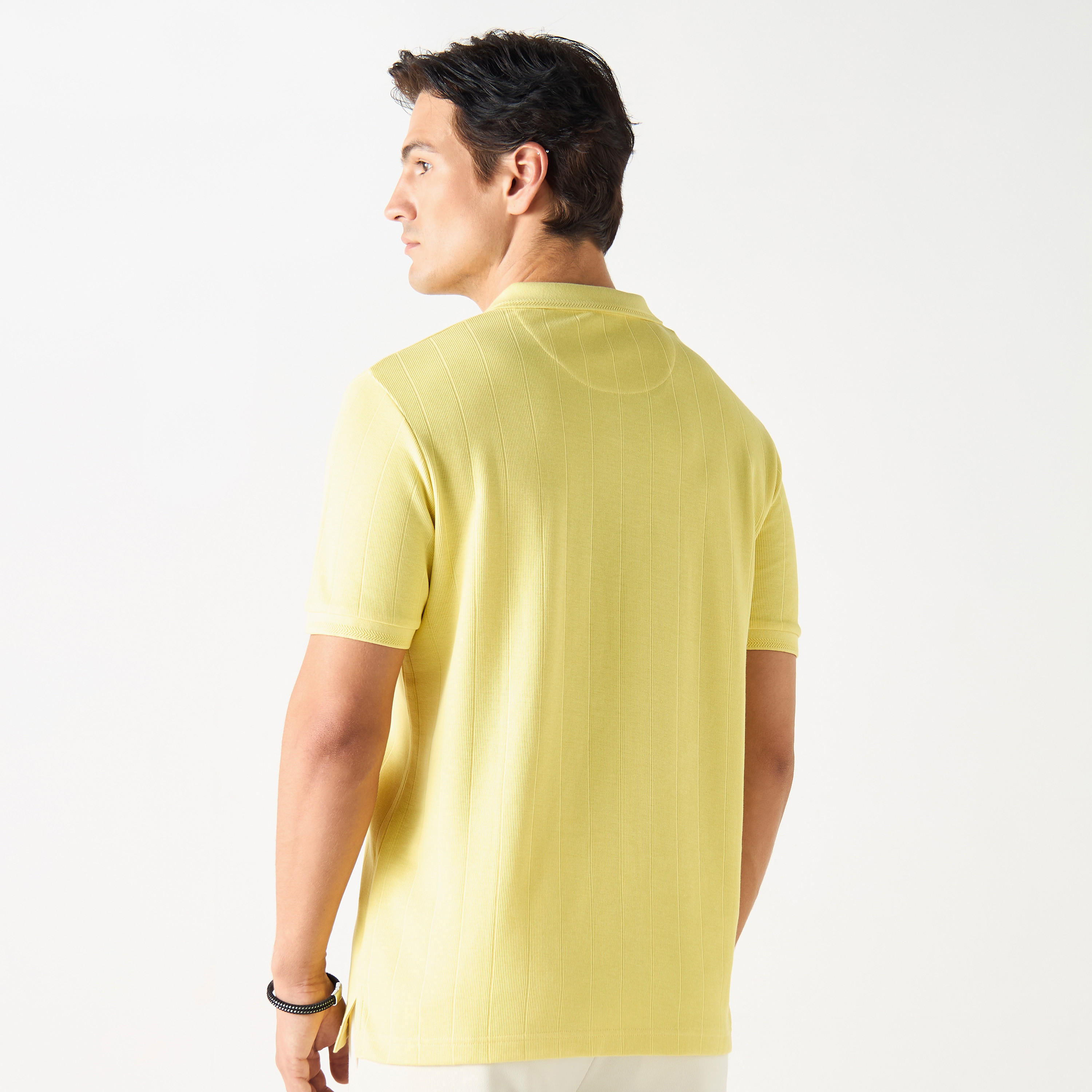 Striped Polo T-Shirt with Short Sleeves and Button Closure-men-clothing-tshirtsandpolos-polos-image-15
