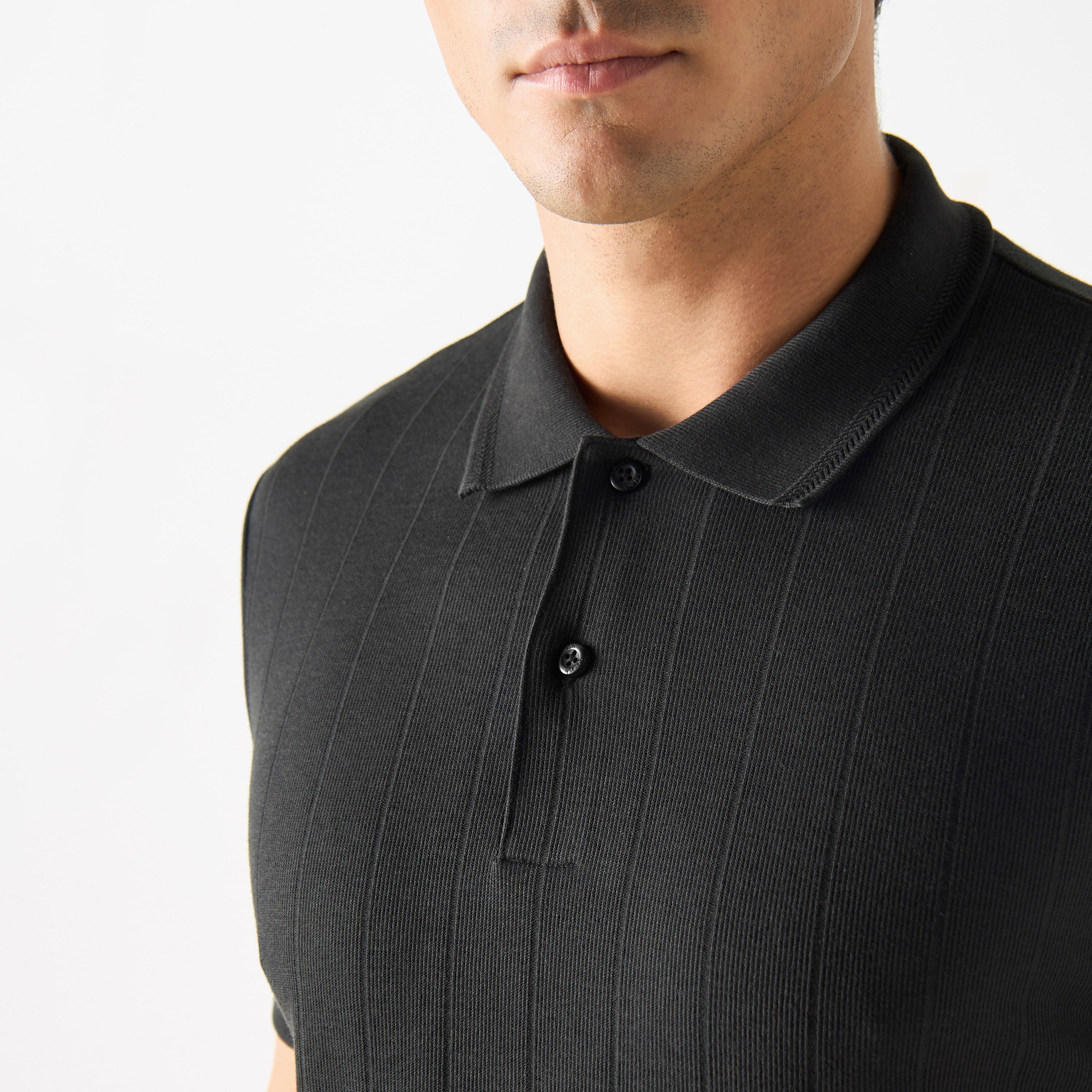 Striped Polo T-Shirt with Short Sleeves and Button Closure-men-clothing-tshirtsandpolos-polos-image-4