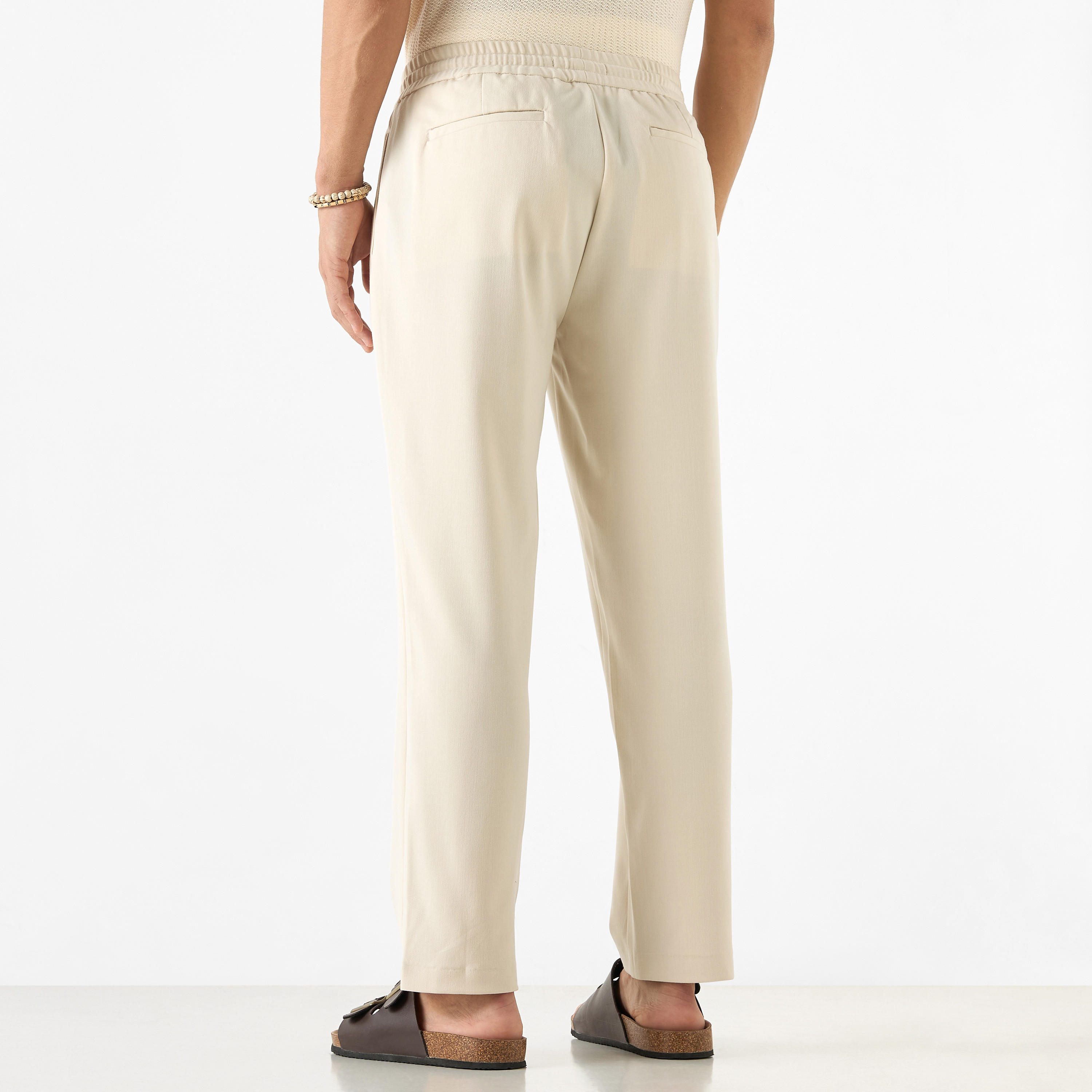 Solid Regular Fit Pant with Flexi Waist and Pockets-men-clothing-trousersandchinos-trousers-image-19